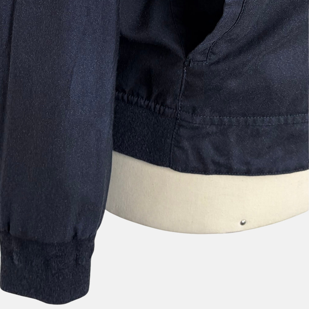 Cashmere Silk Bomber Navy