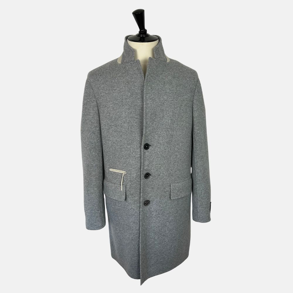 Jerseywear Coat Grey Detachable Hood