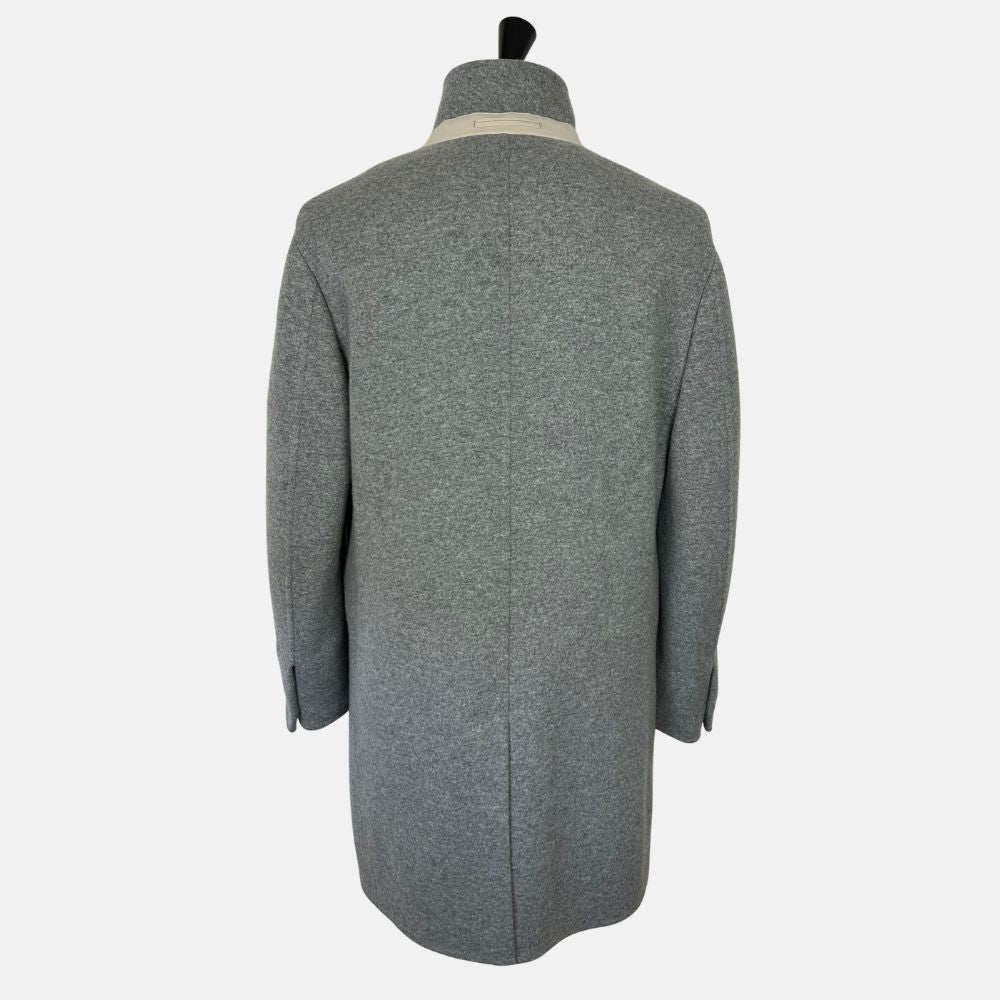 Jerseywear Coat Grey Detachable Hood
