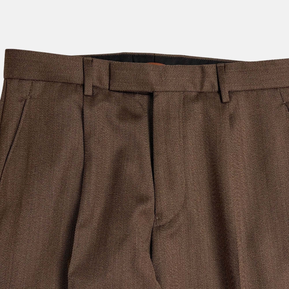 Wool Trousers Brown