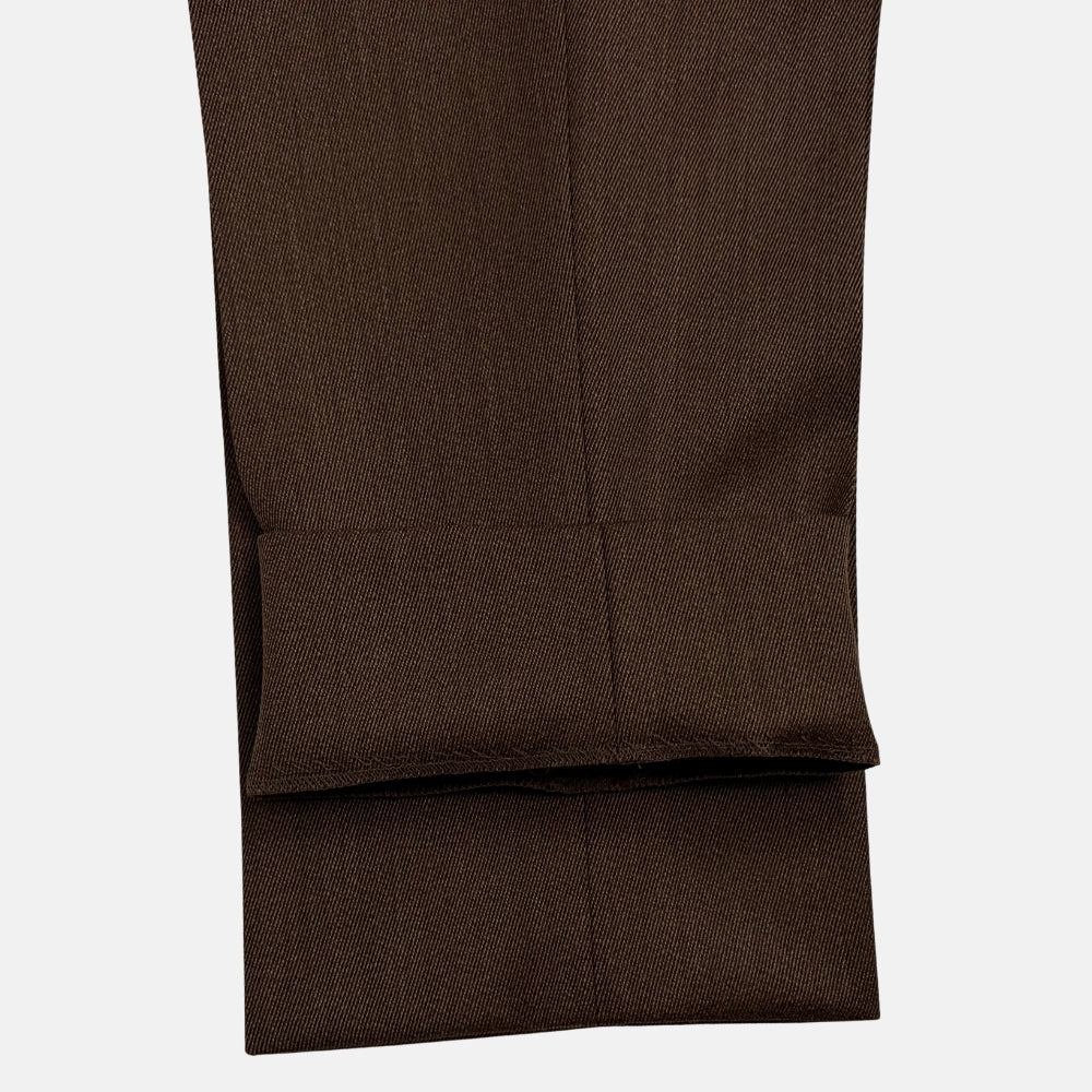 Wool Trousers Brown