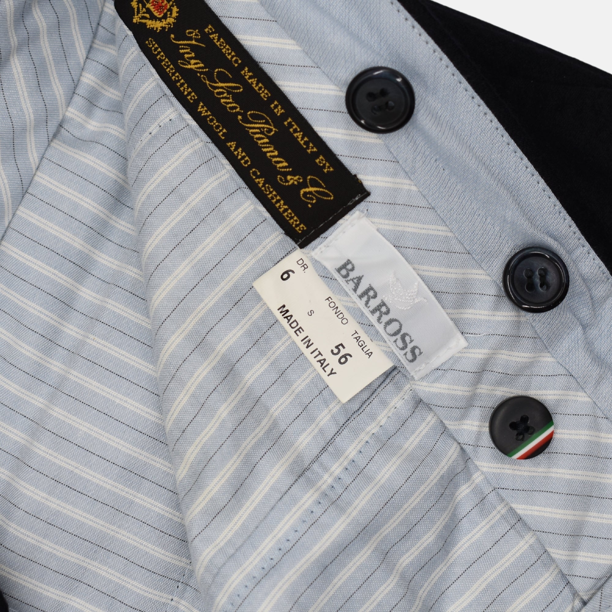 Navy Tousers made of Wool/Cashmere (EU 56)