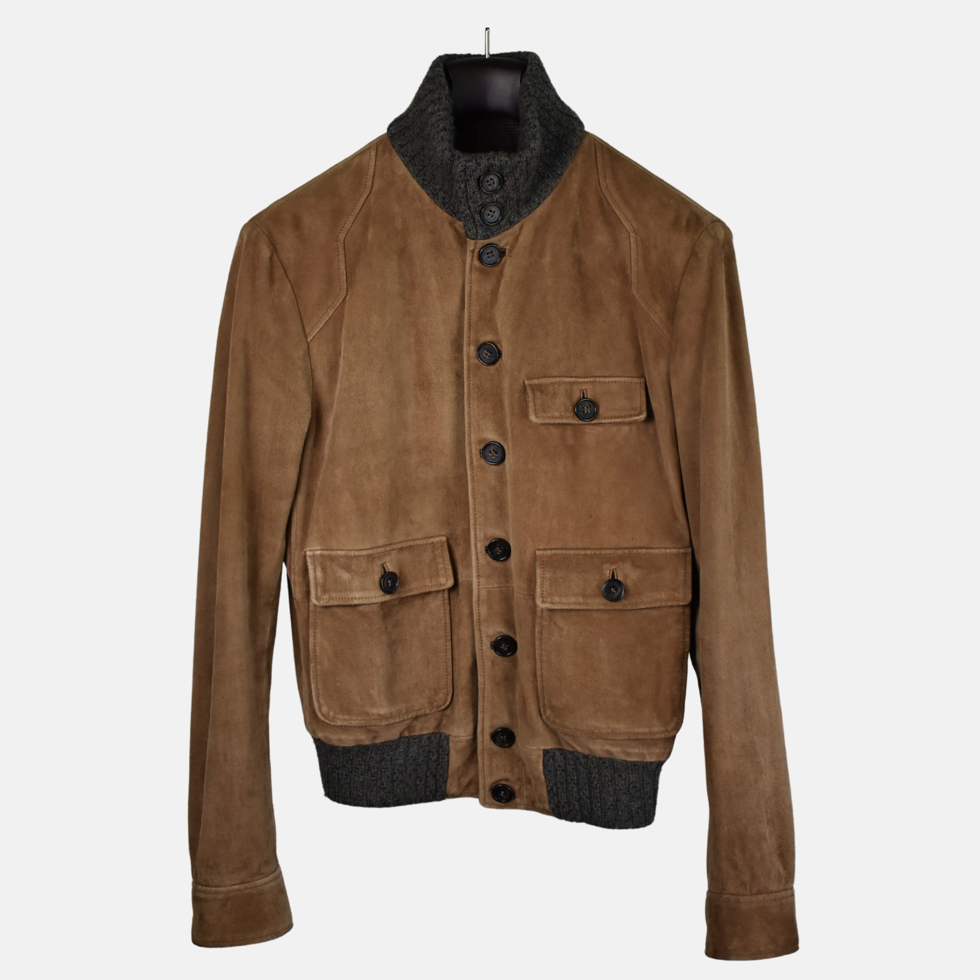 Beige Jacket made of Goatskin (M)