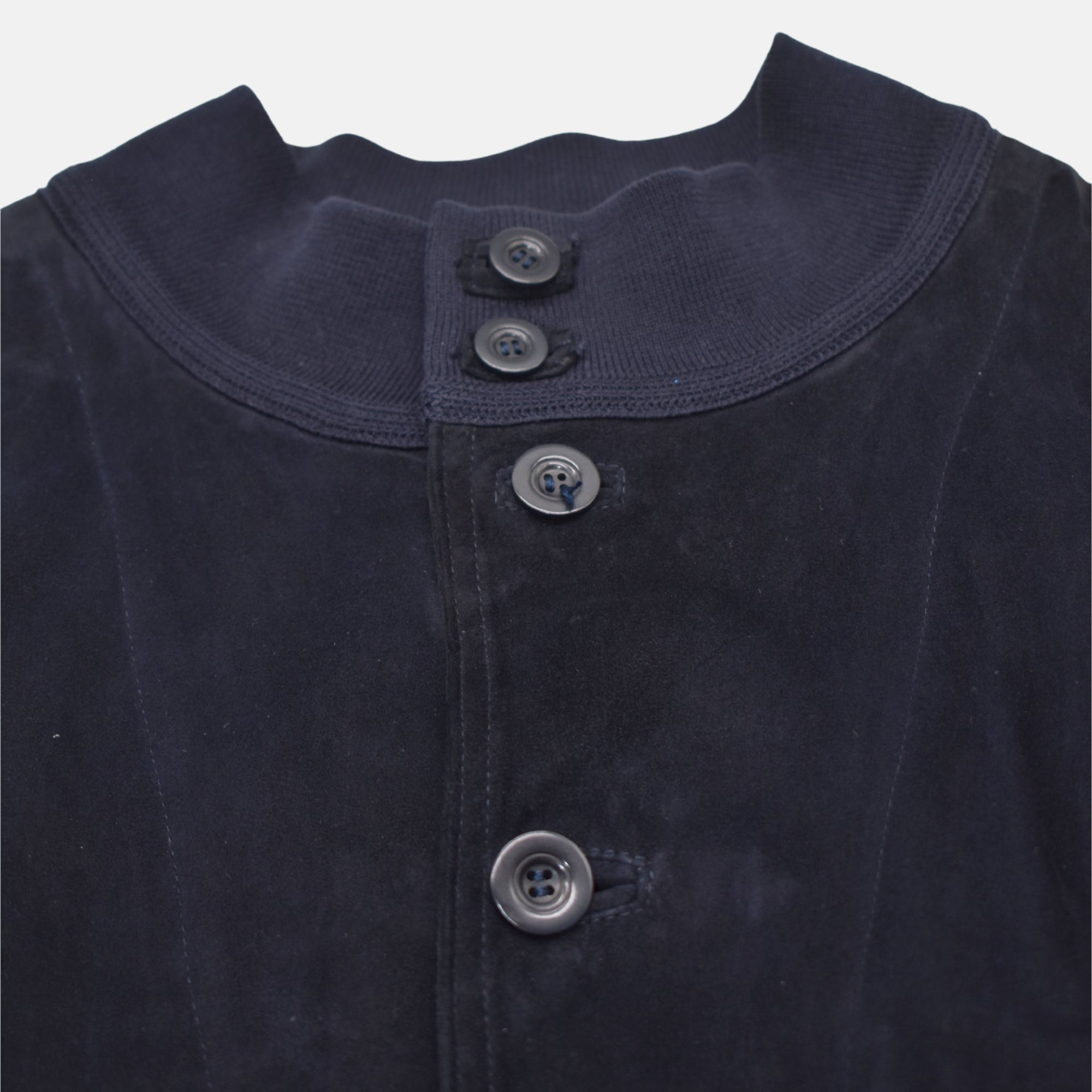 Navy Jacket made of Suede (EU 52)