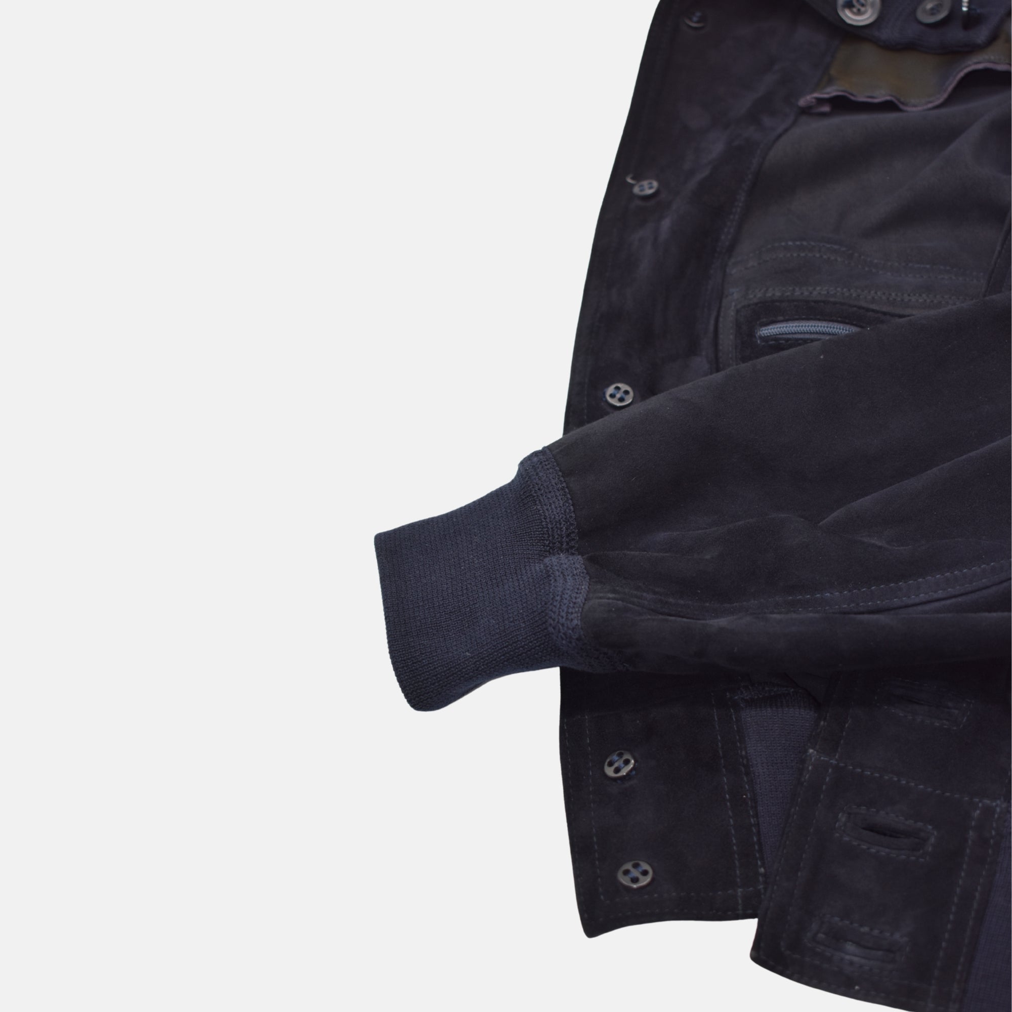 Navy Jacket made of Suede (EU 52)