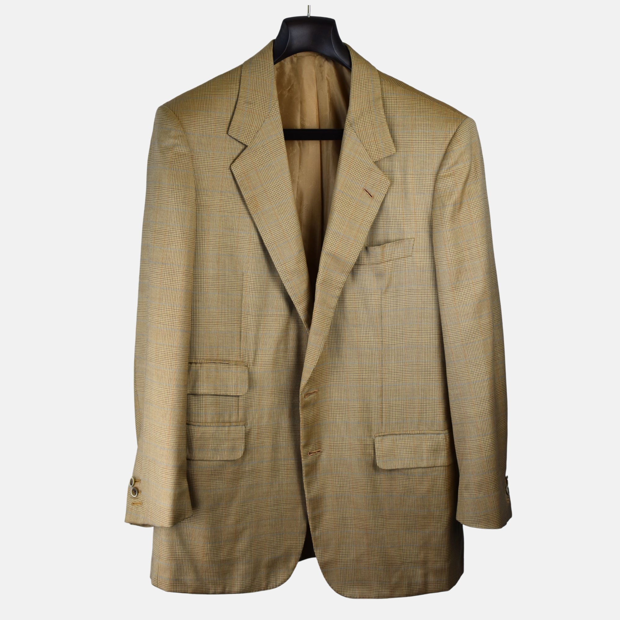 Multicoloured Checkered Blazer made of Wool/Silk (EU 50)