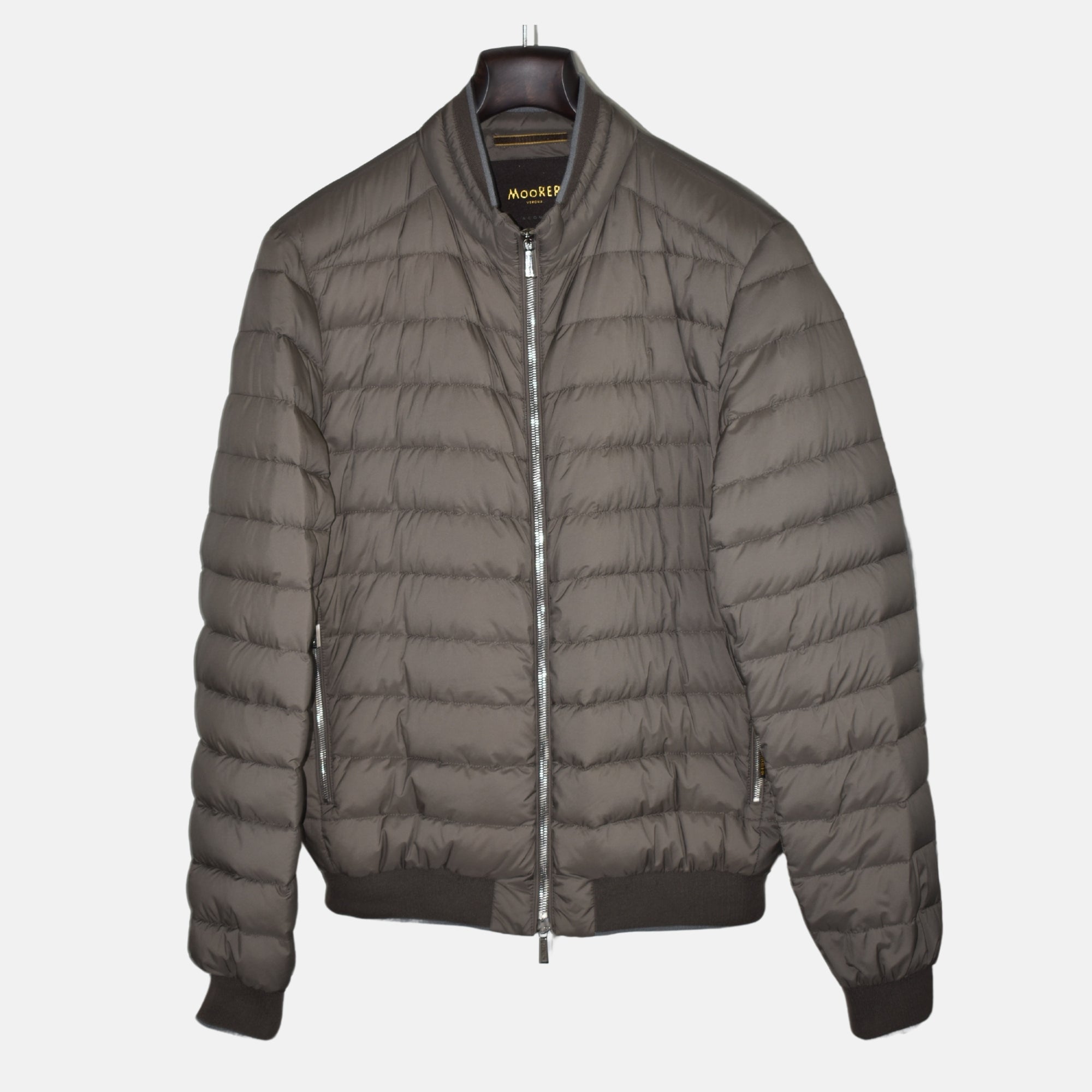 Brown Down Jacket made of Polyamide (EU 52)
