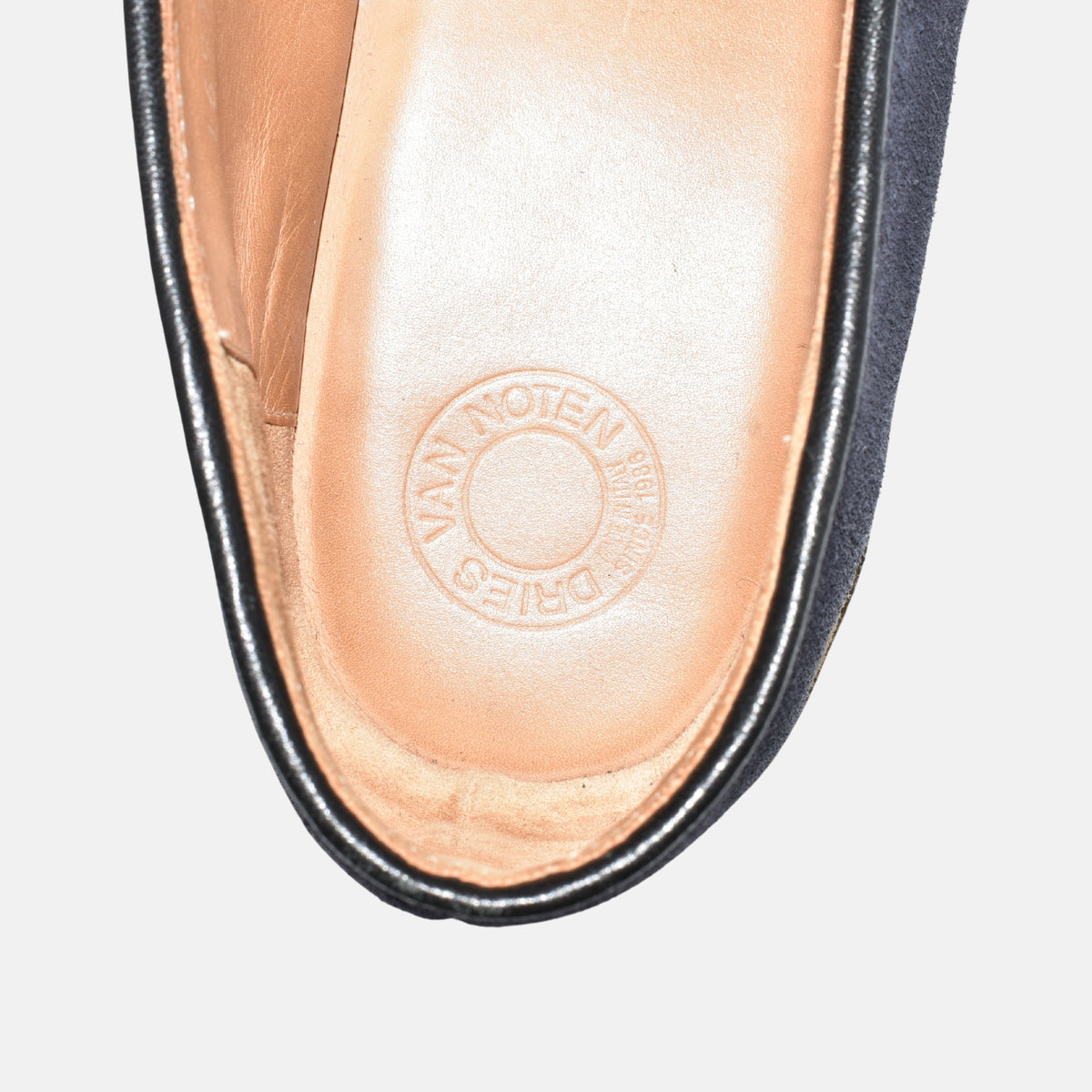 Navy Blue Slippers made of Suede (EU 43)