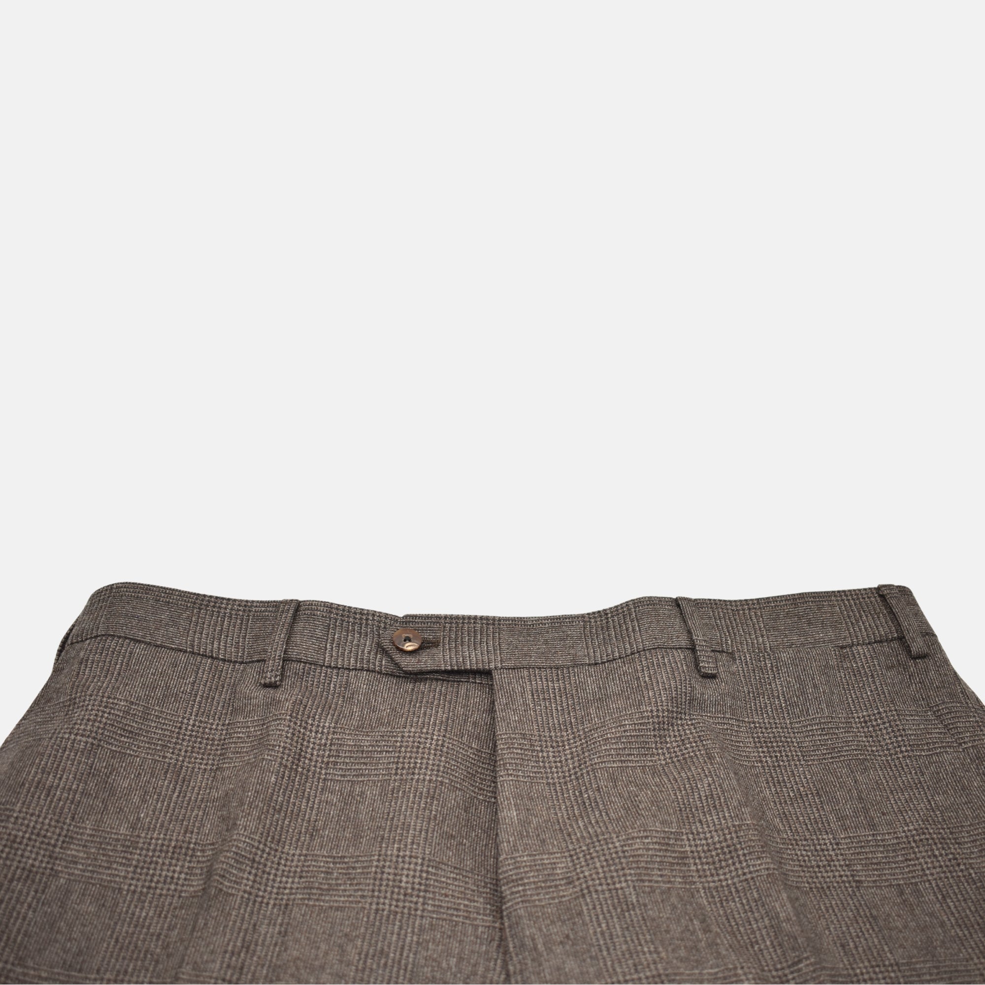 Brown Checked Suit made of Wool/Mohair/Cashmere (EU 54)