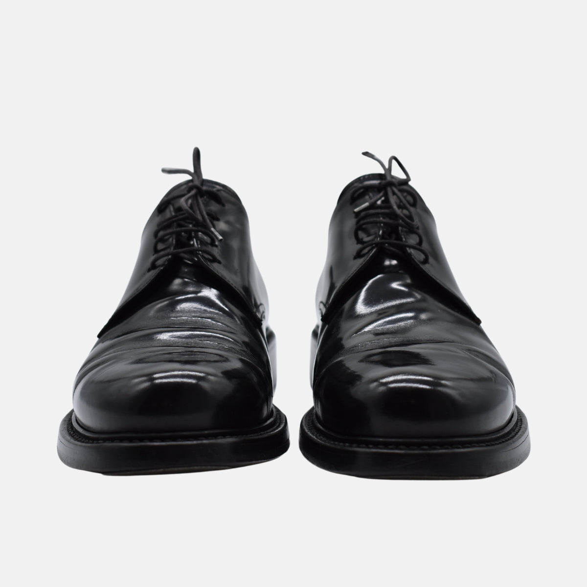 Black Shoes made of Leather (EU 43)