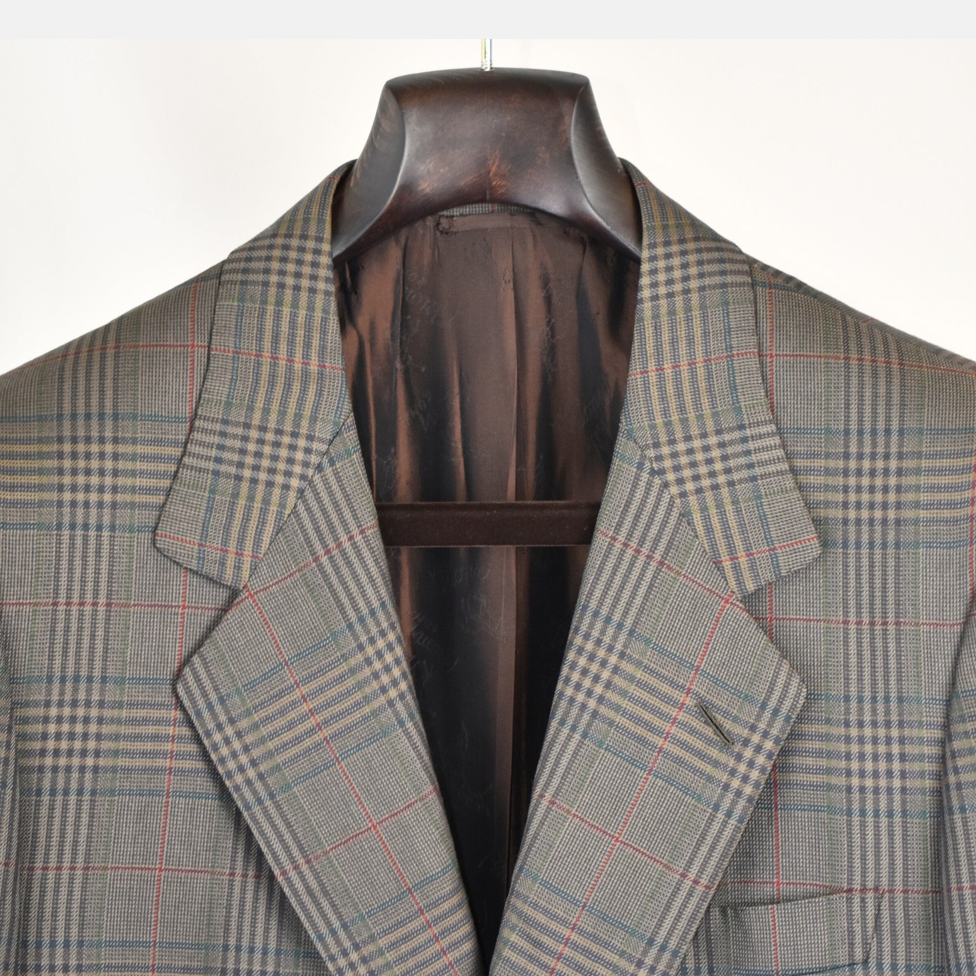 Multicoloured Checkered Blazer made of Wool/Silk (EU 50)