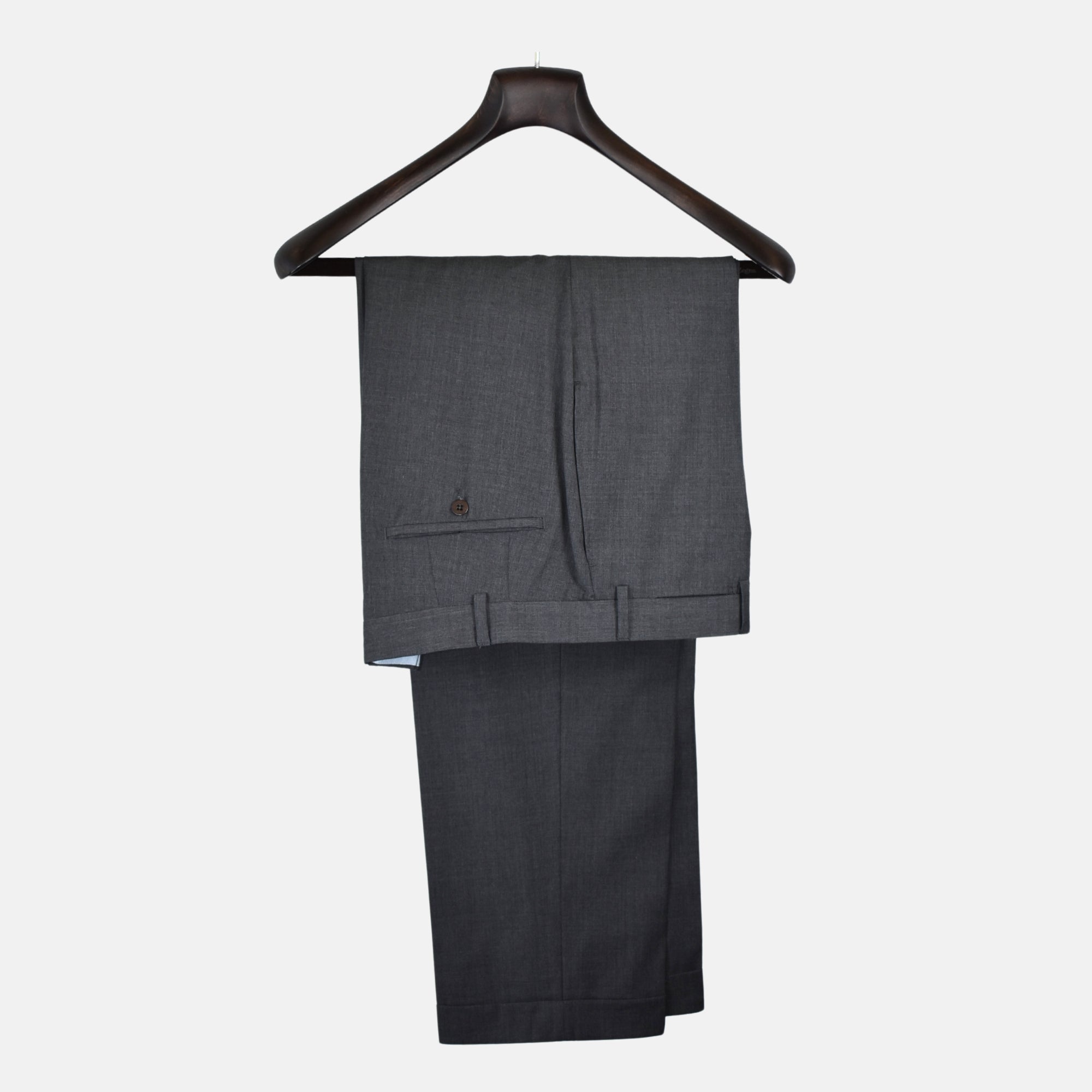 Gray Trousers made of Wool (EU 54)