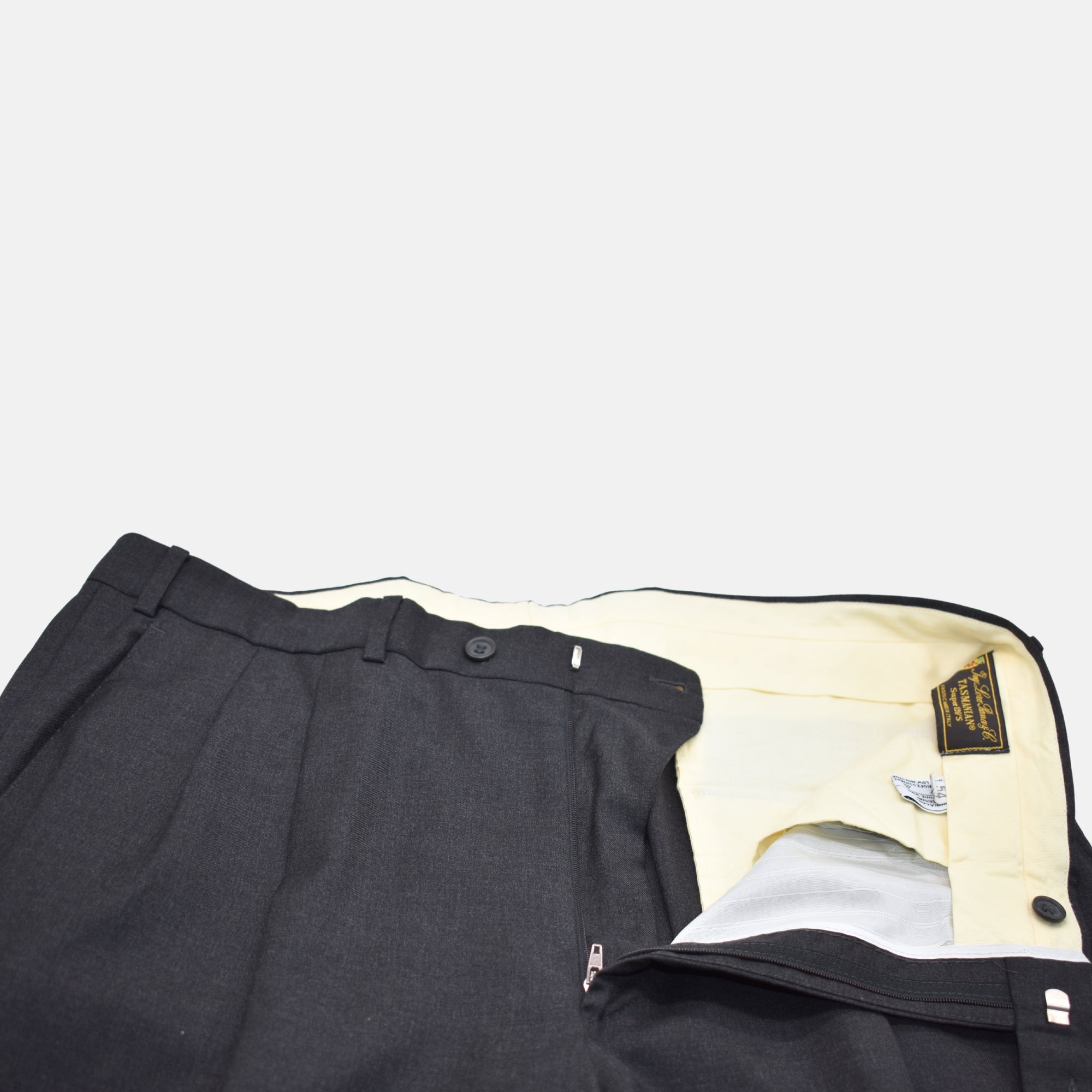 Anthracite Trousers made of Wool (EU 54)