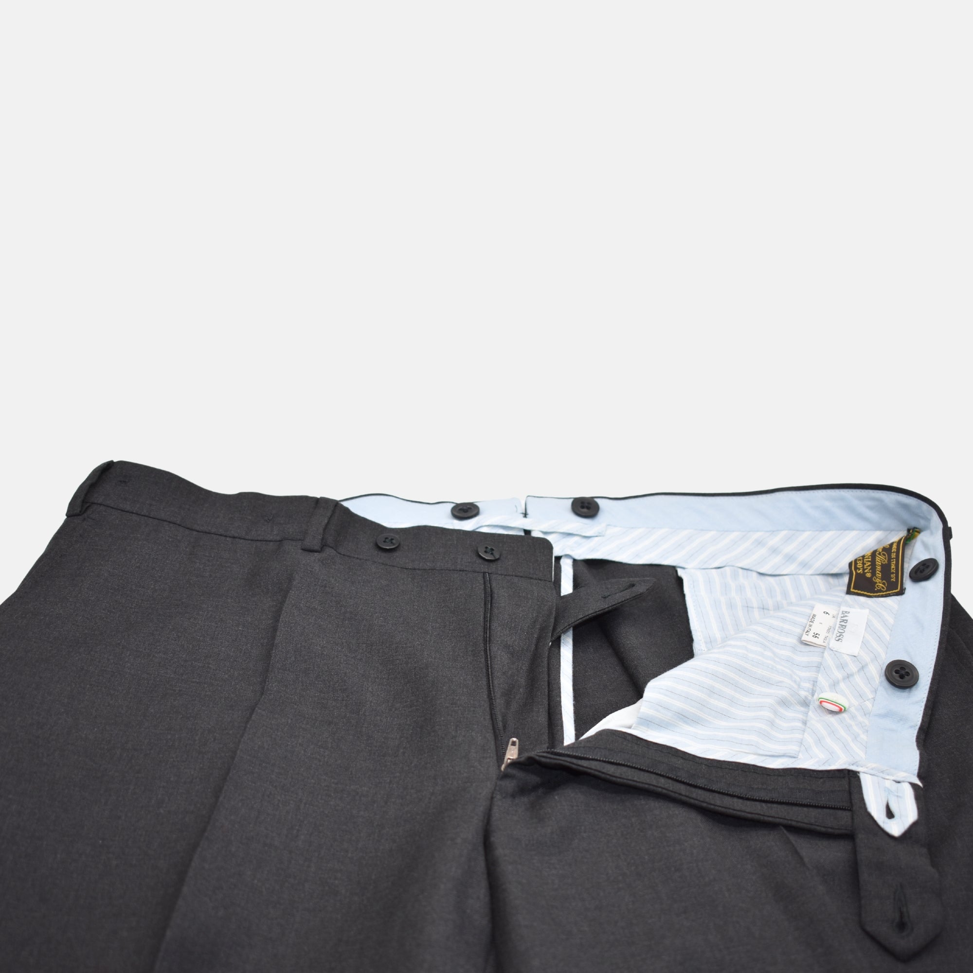 Anthracite Trousers made of Wool (EU 56)