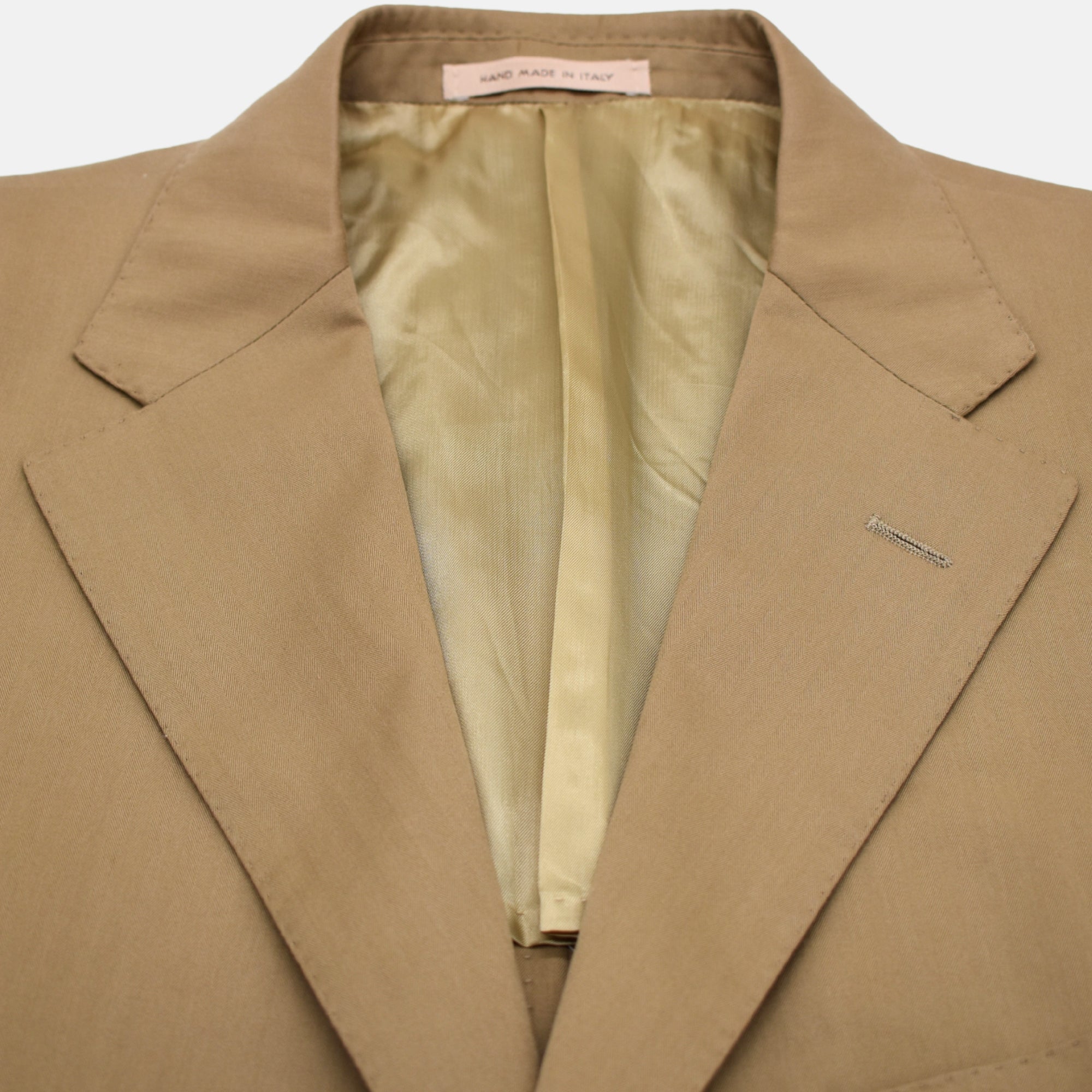 Beige Suit made of Cotton/Wool (EU 52)