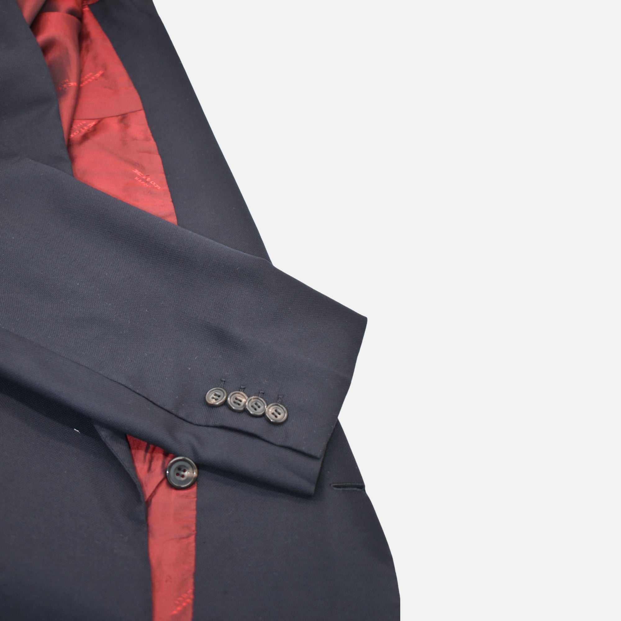 Midnight Blue Double Breasted Blazer made of Wool (EU 50)