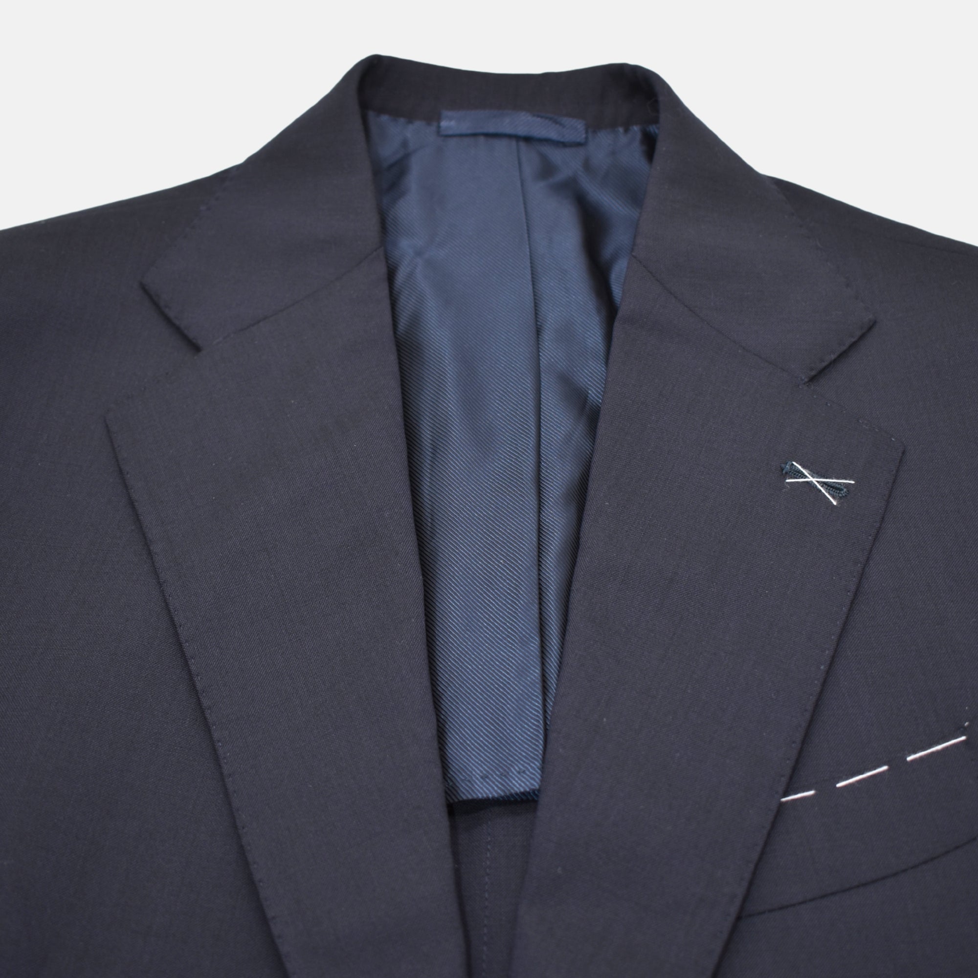 Navy Suit made of Virgin Wool (EU 46)