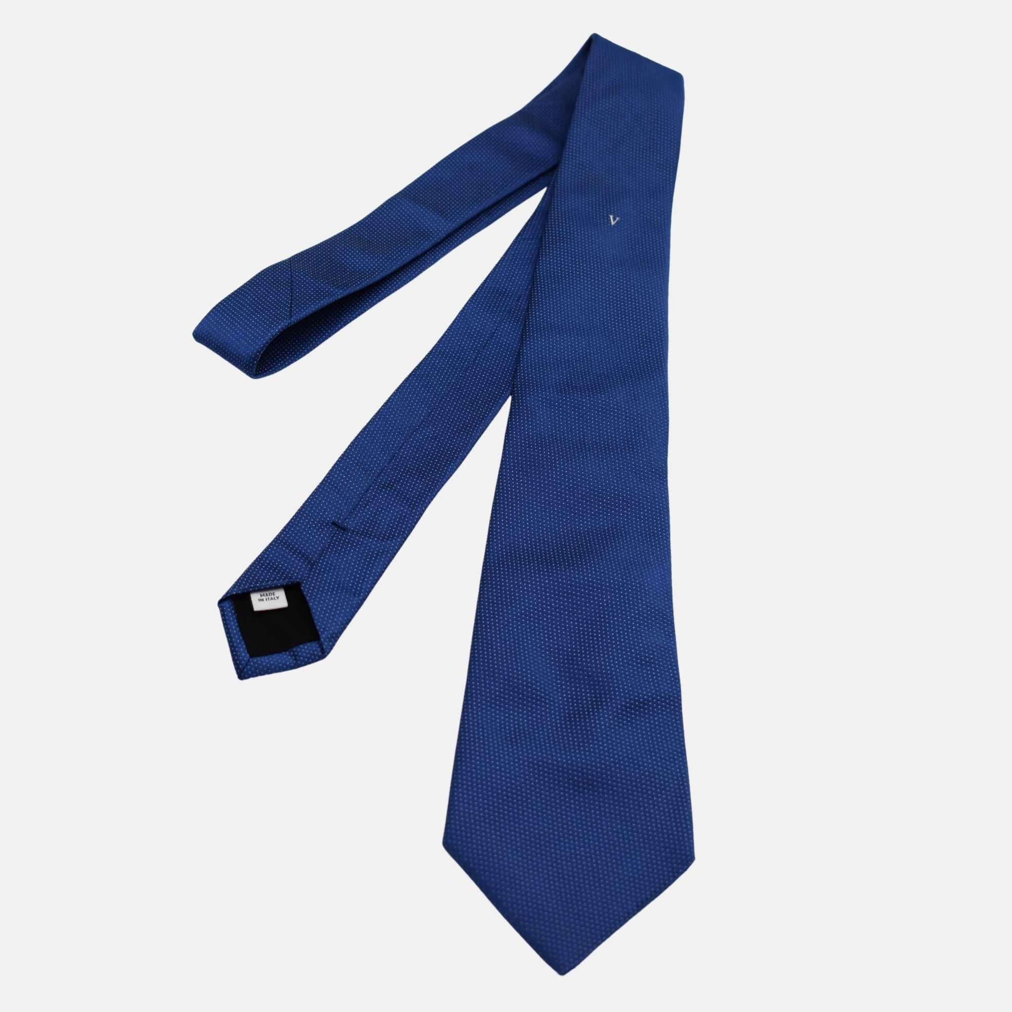 Blue Tie made of Silk