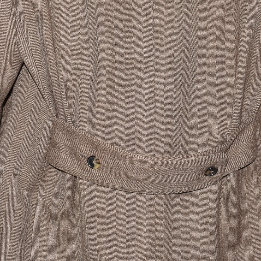 Brown Herringbone Coat made of Wool/ Cashmere (EU 50)