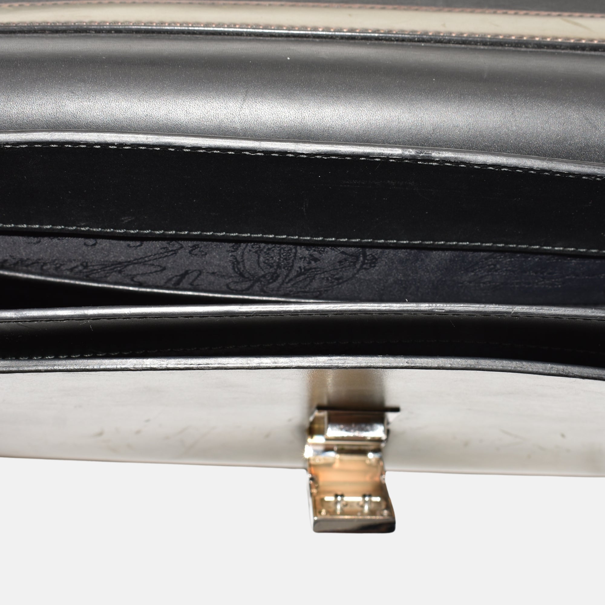 Green Briefcase made of Leather (OS)
