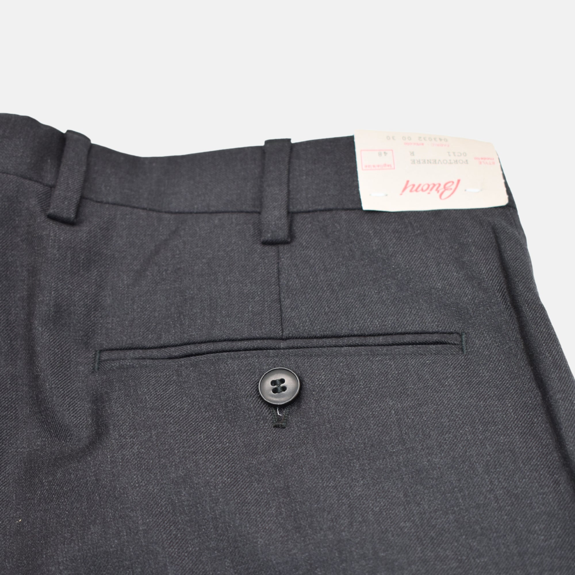 Dark Gray Trousers made of Virgin Wool ( EU 48)