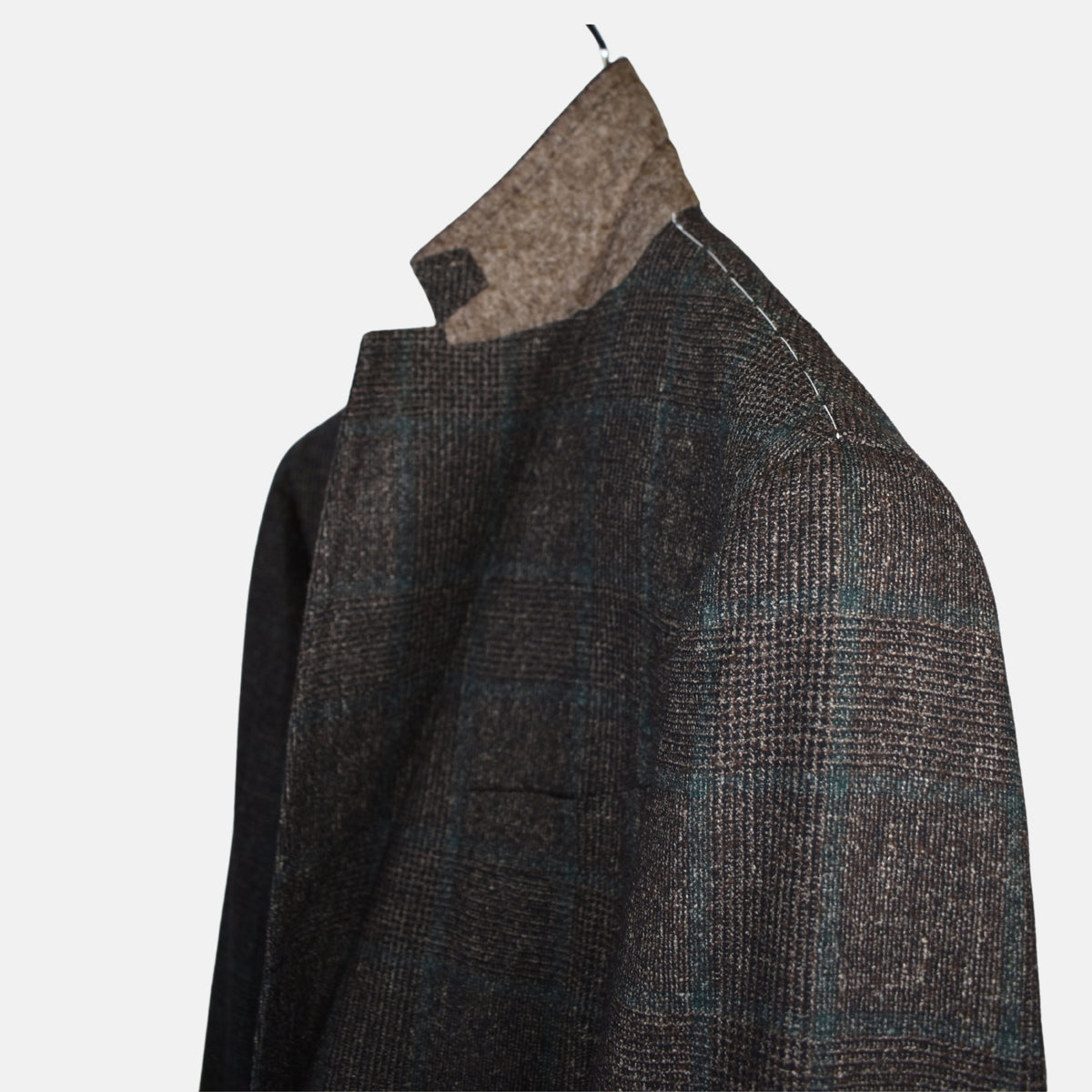 Multicoloured Checked Suit made of Wool (EU 54)