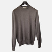 Mud Coloured Pullover made of Merino Wool (XL)