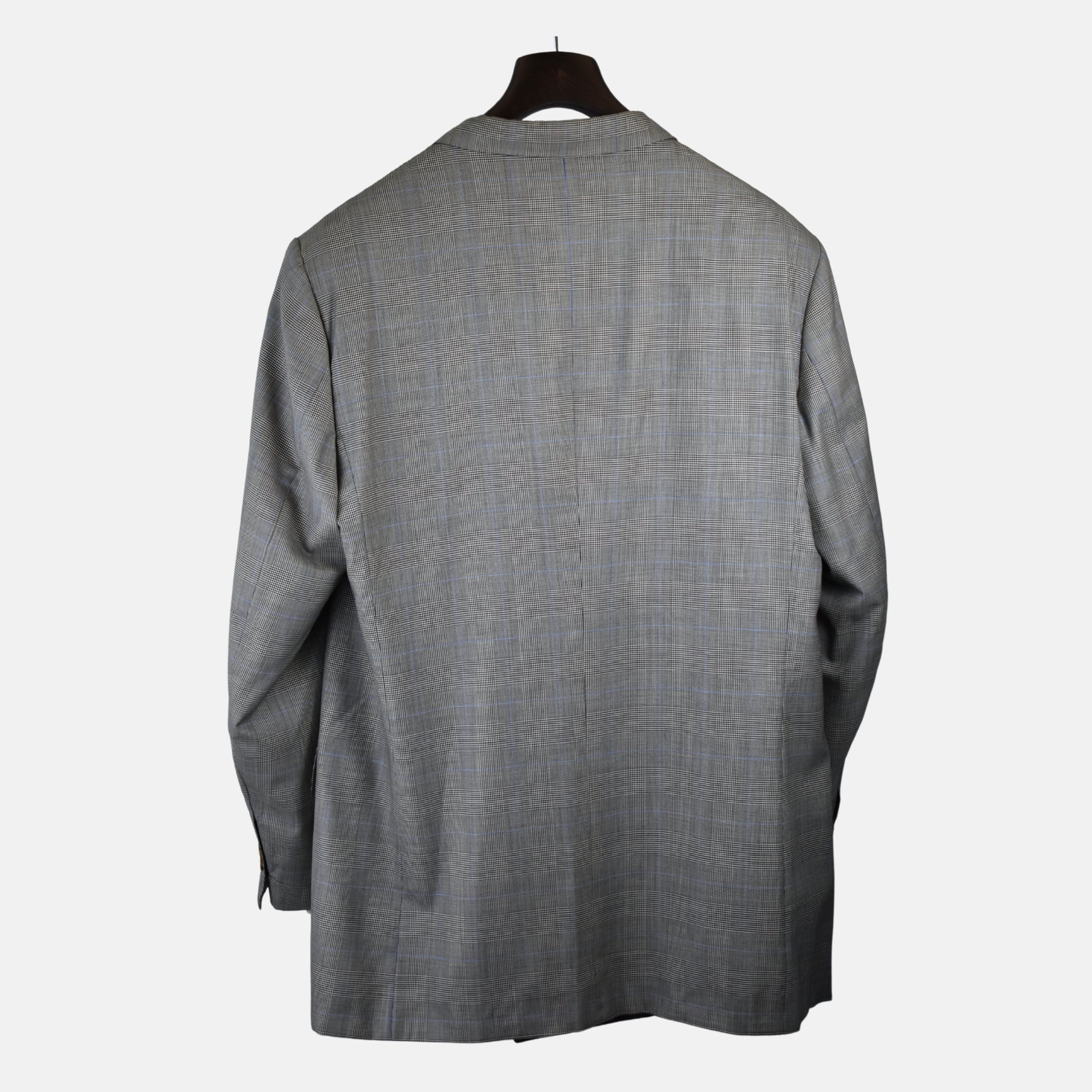 Multicoloured Double Breasted Checkered Suit made of Wool (EU 56)