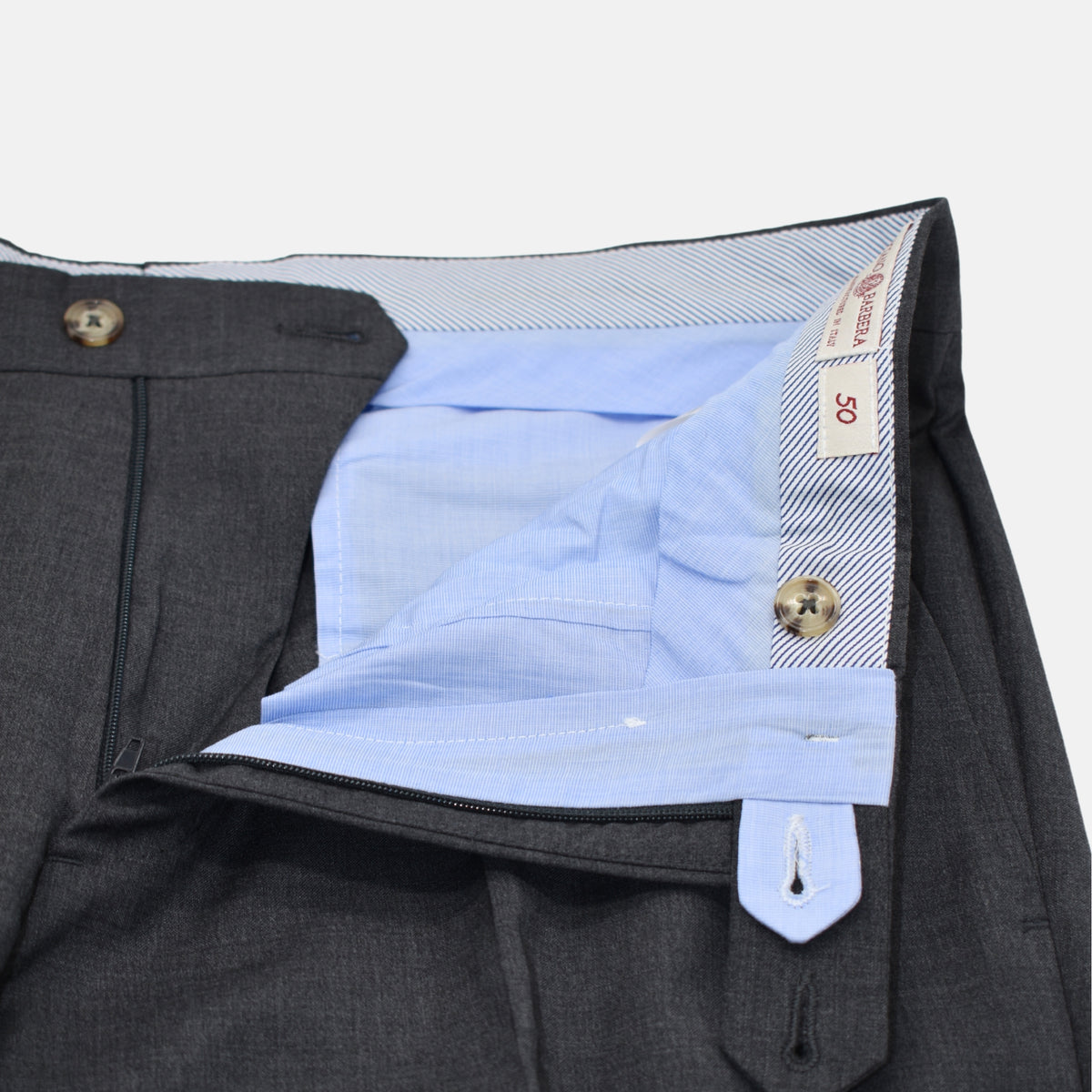 Gray Trousers made of Wool (EU 50)