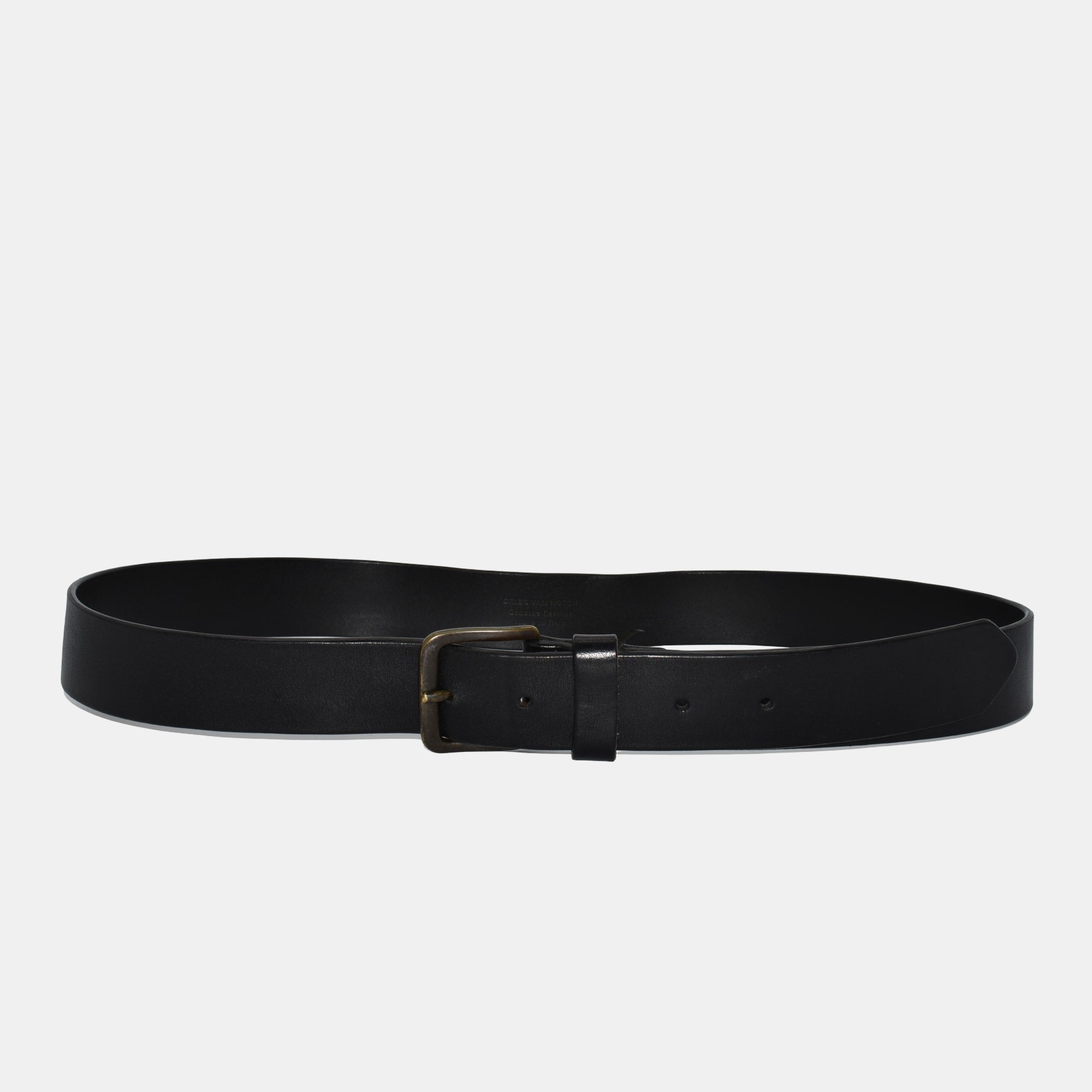 Black Belt made of Leather