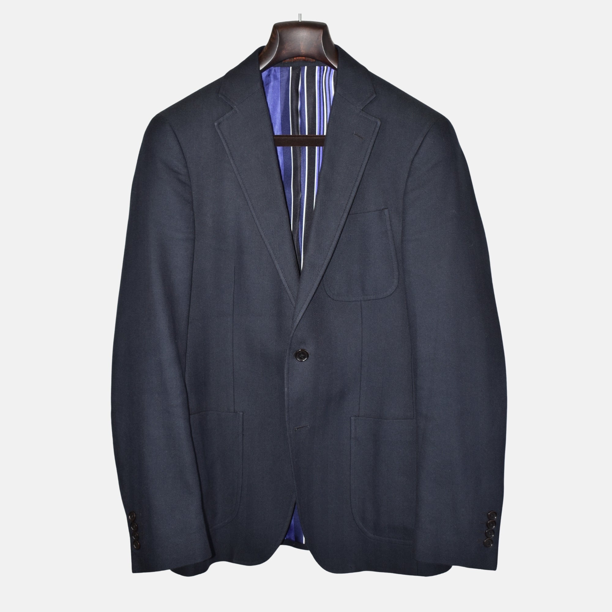 Navy Blazer made of Cotton (EU 48)