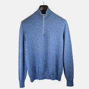 Blue Pullover made of Cashmere (M)