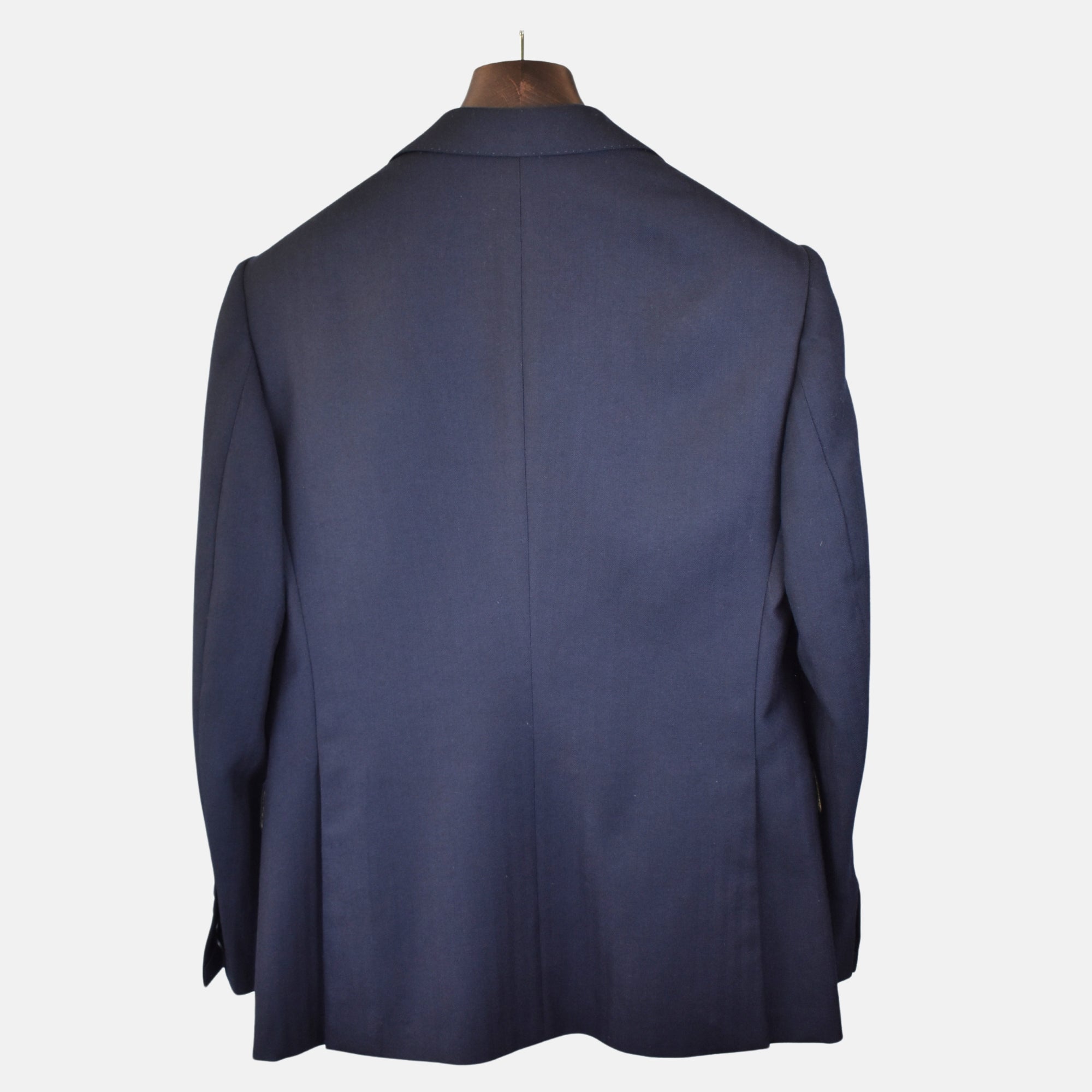 Darkblue Herringbone Suit made of Wool (EU 50)