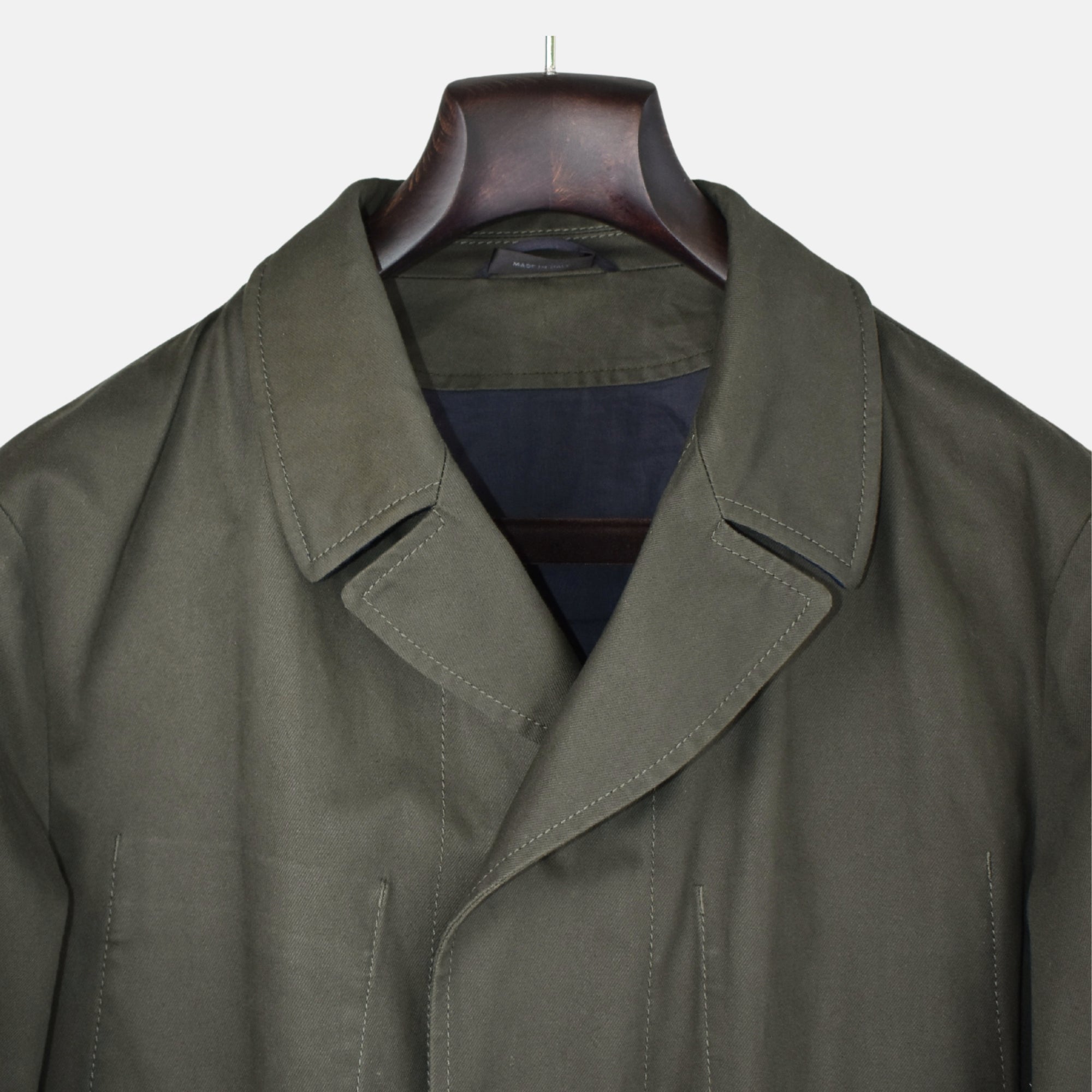 Khaki Parker made of Cotton (EU 50)