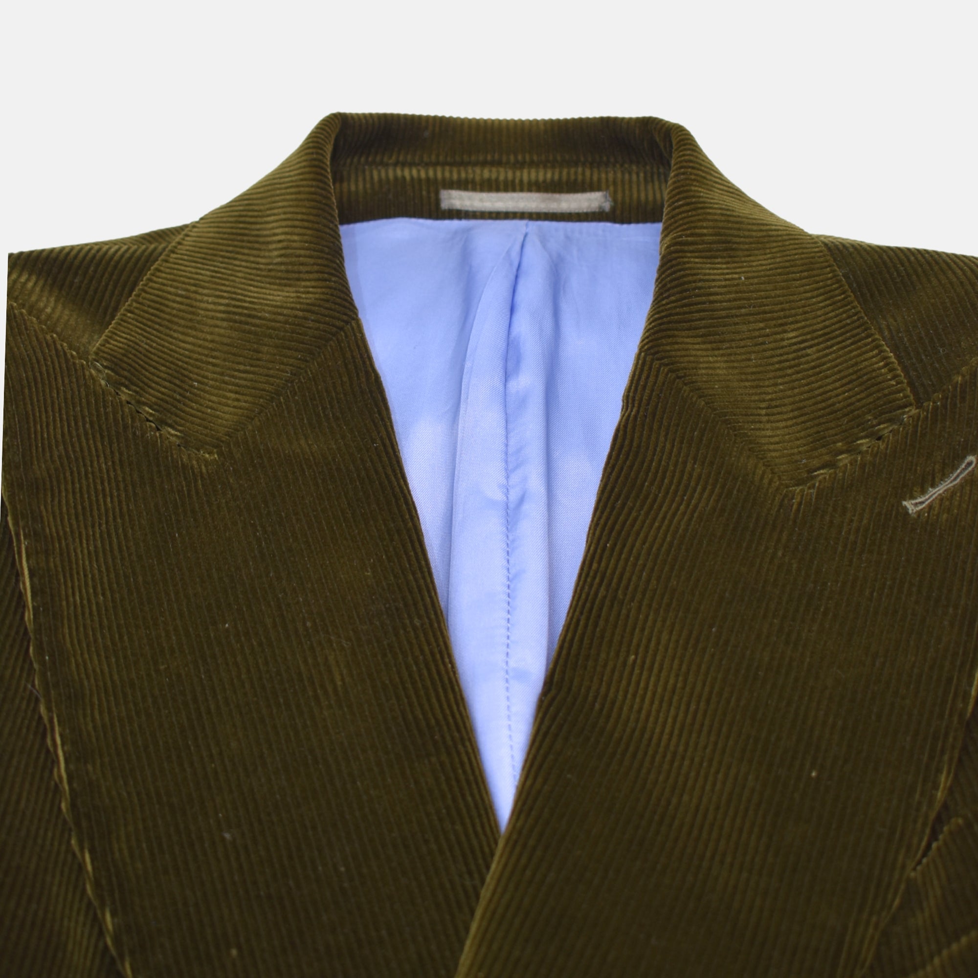 Dark Olive Cordurouy Suit made of Cotton ( EU 50)