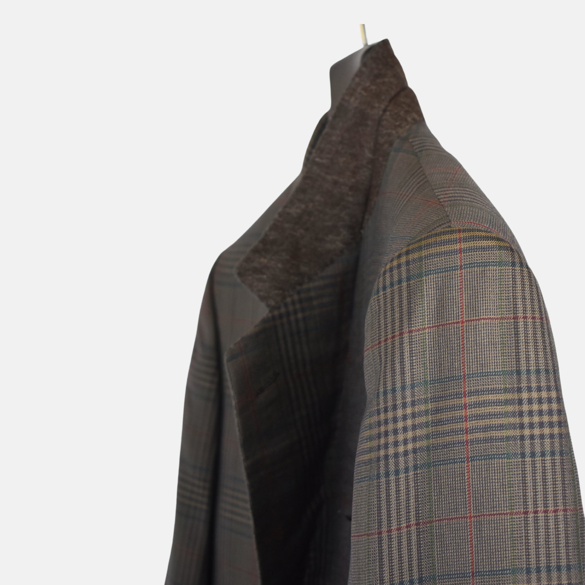 Multicoloured Checkered Blazer made of Wool/Silk (EU 50)
