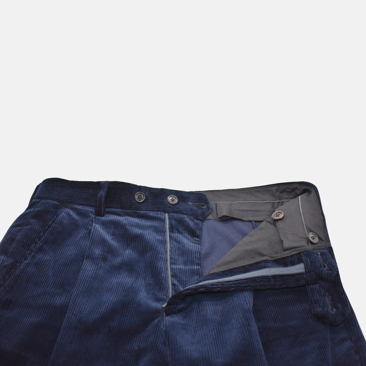 Dark Blue Corduroy Trousers (EU 48)