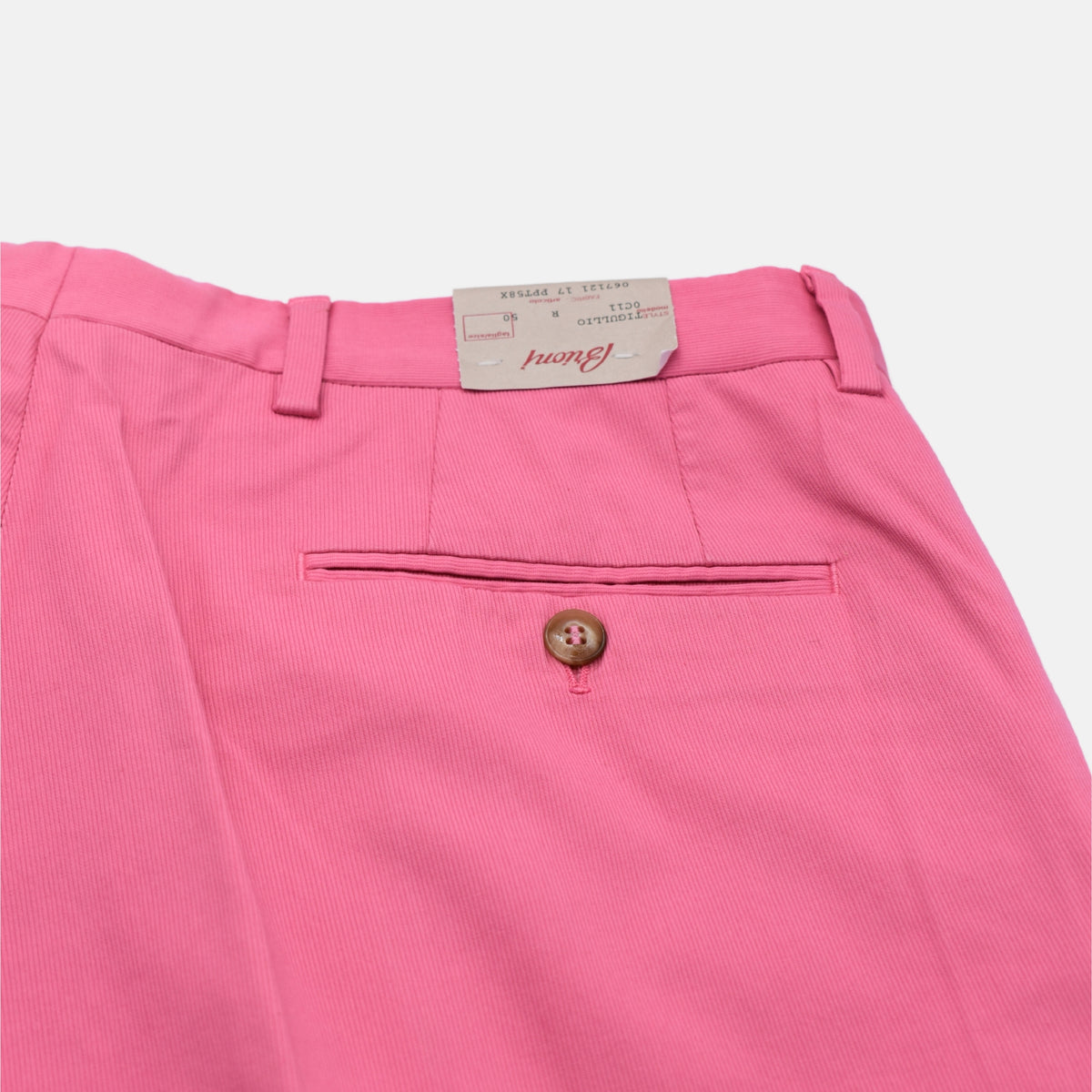 Pink Summer Corduroy Trousers made of Cotton (EU 50)