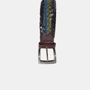 Multicoloured Belt made of Leather/Cotton