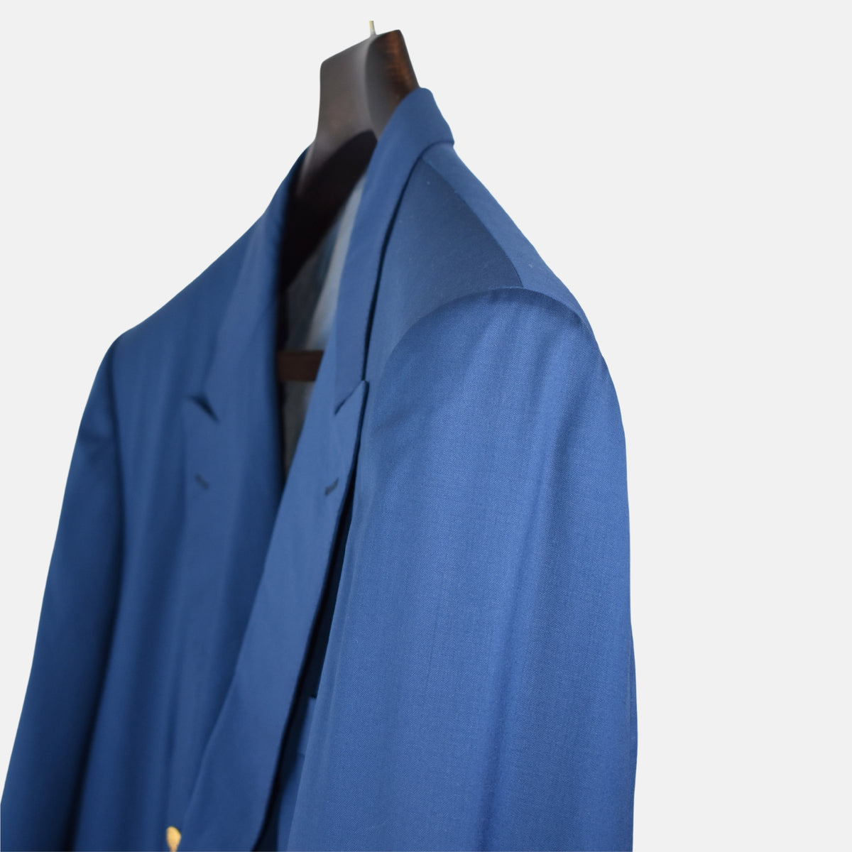 Indigo Blue Double Breasted Blazer made of Wool (EU 52)