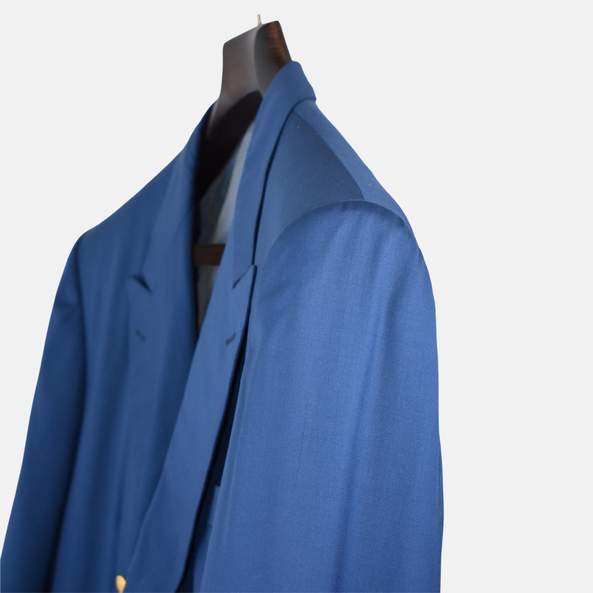 Indigo Blue Double Breasted Blazer made of Wool (EU 52)