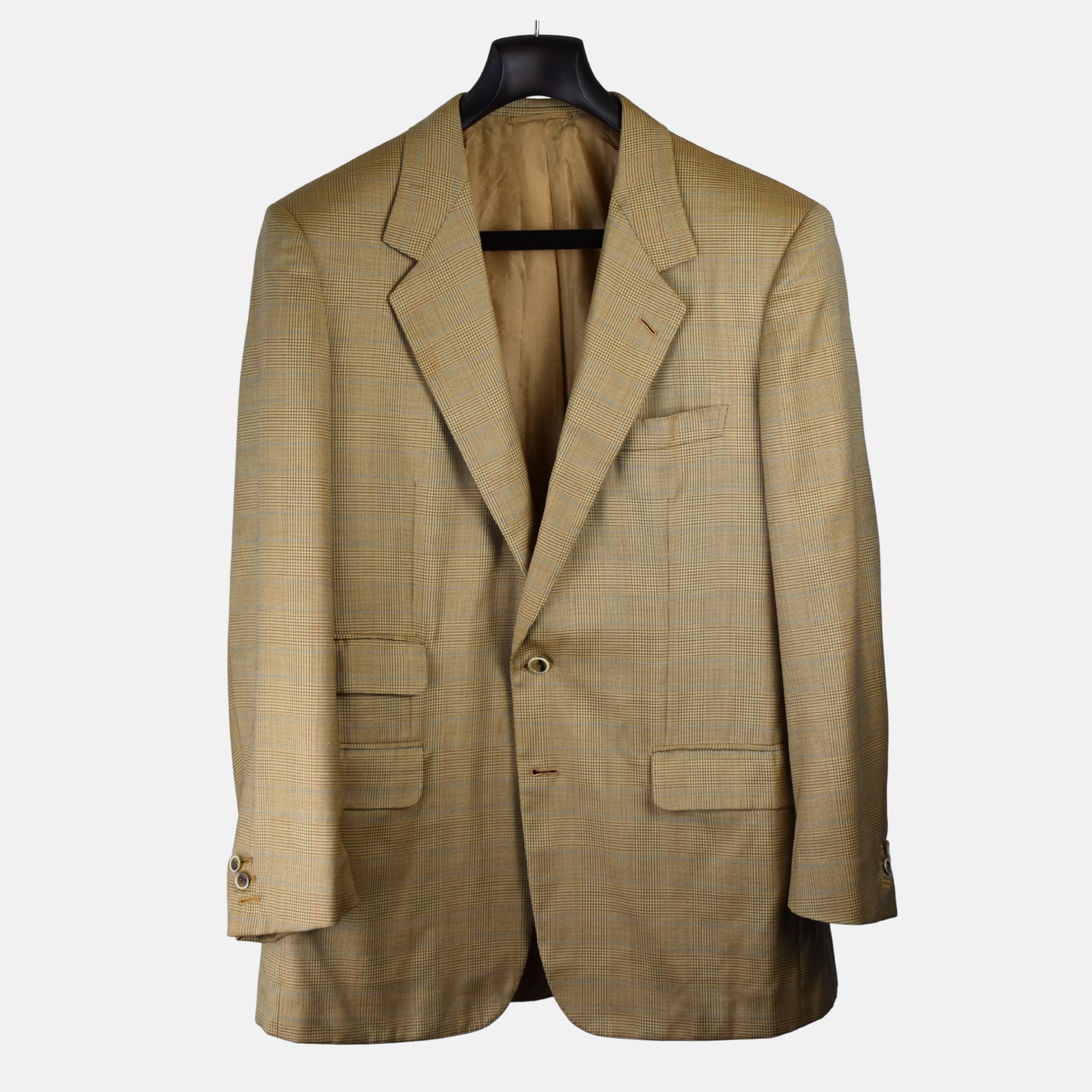 Multicoloured Checkered Blazer made of Wool/Silk (EU 50)