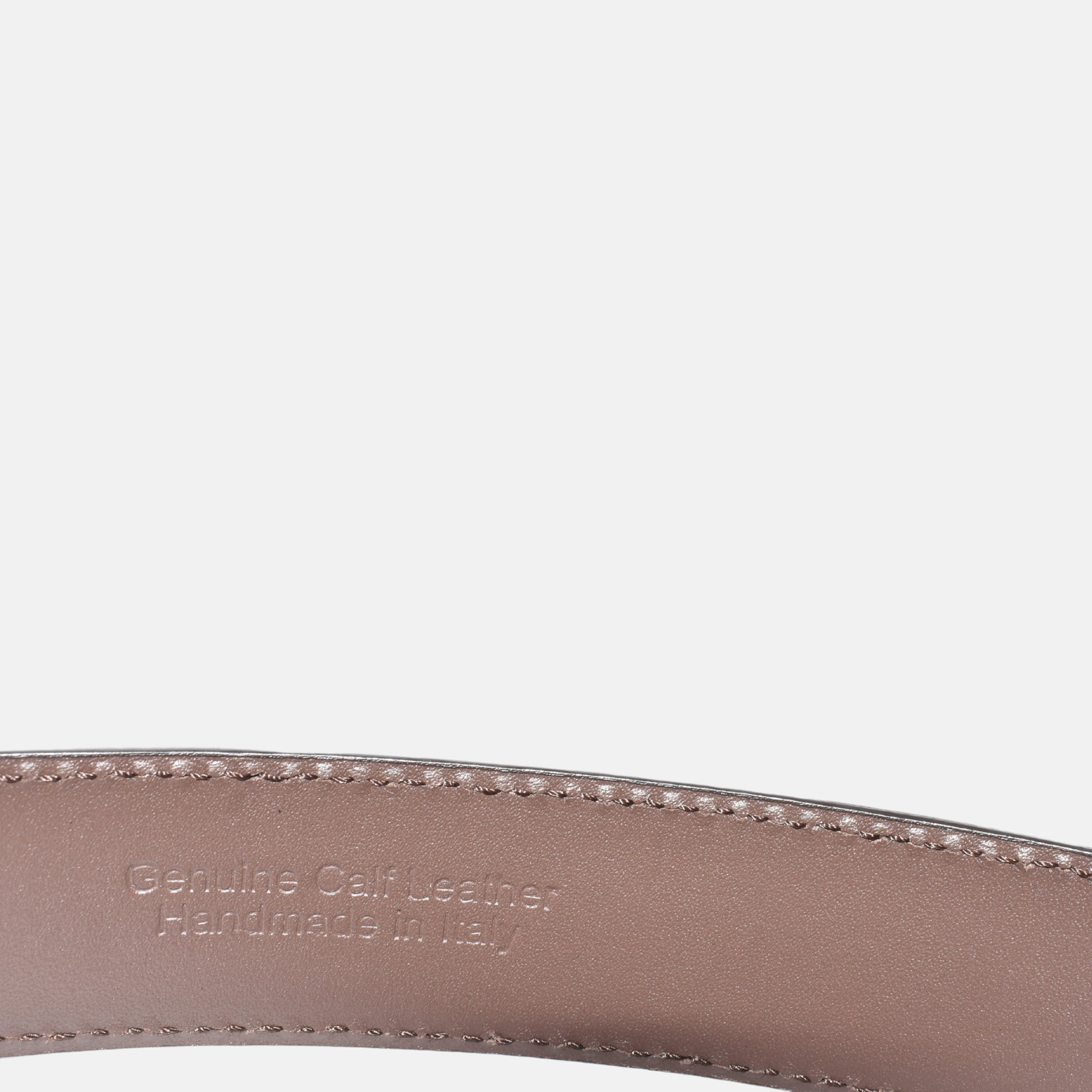Khaki Belt made of Suede (S)