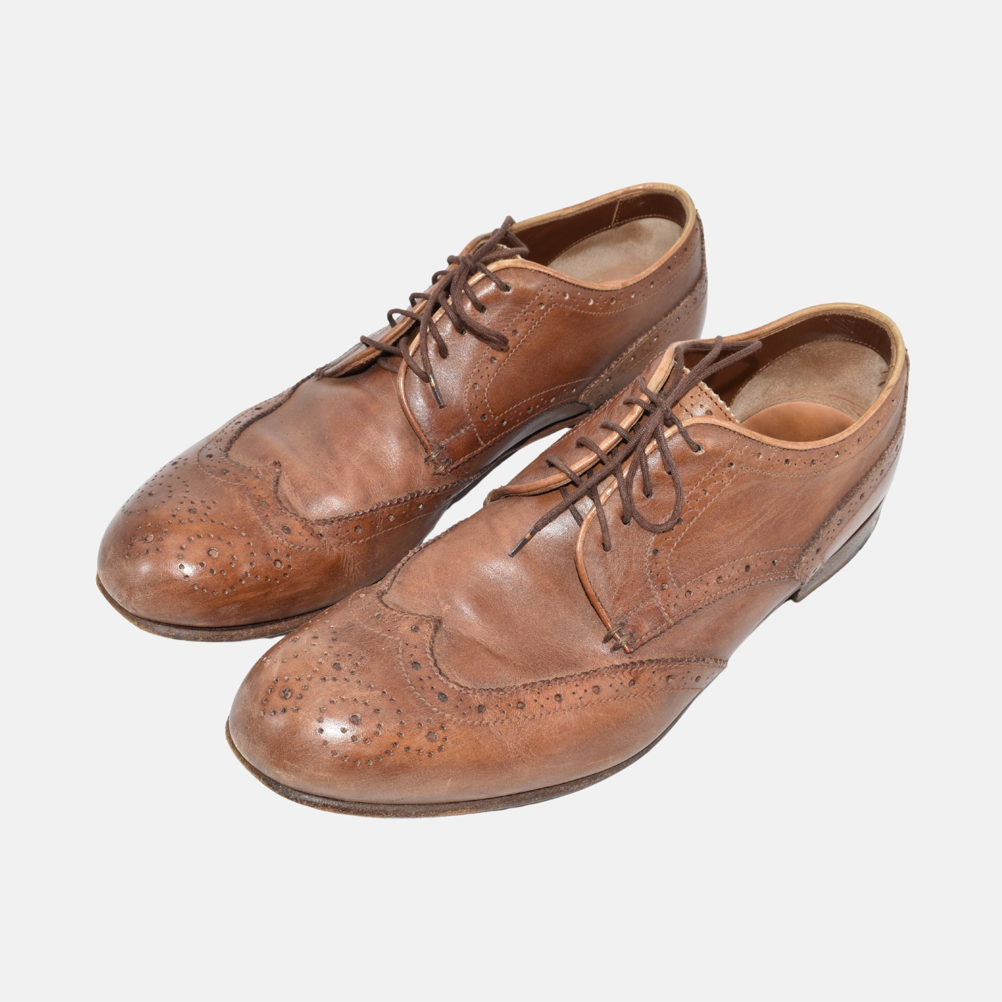 Brown Shoes made of Leather (EU 43.5)