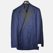 Indigo Blue/Black Smoking made of Wool (EU 54)