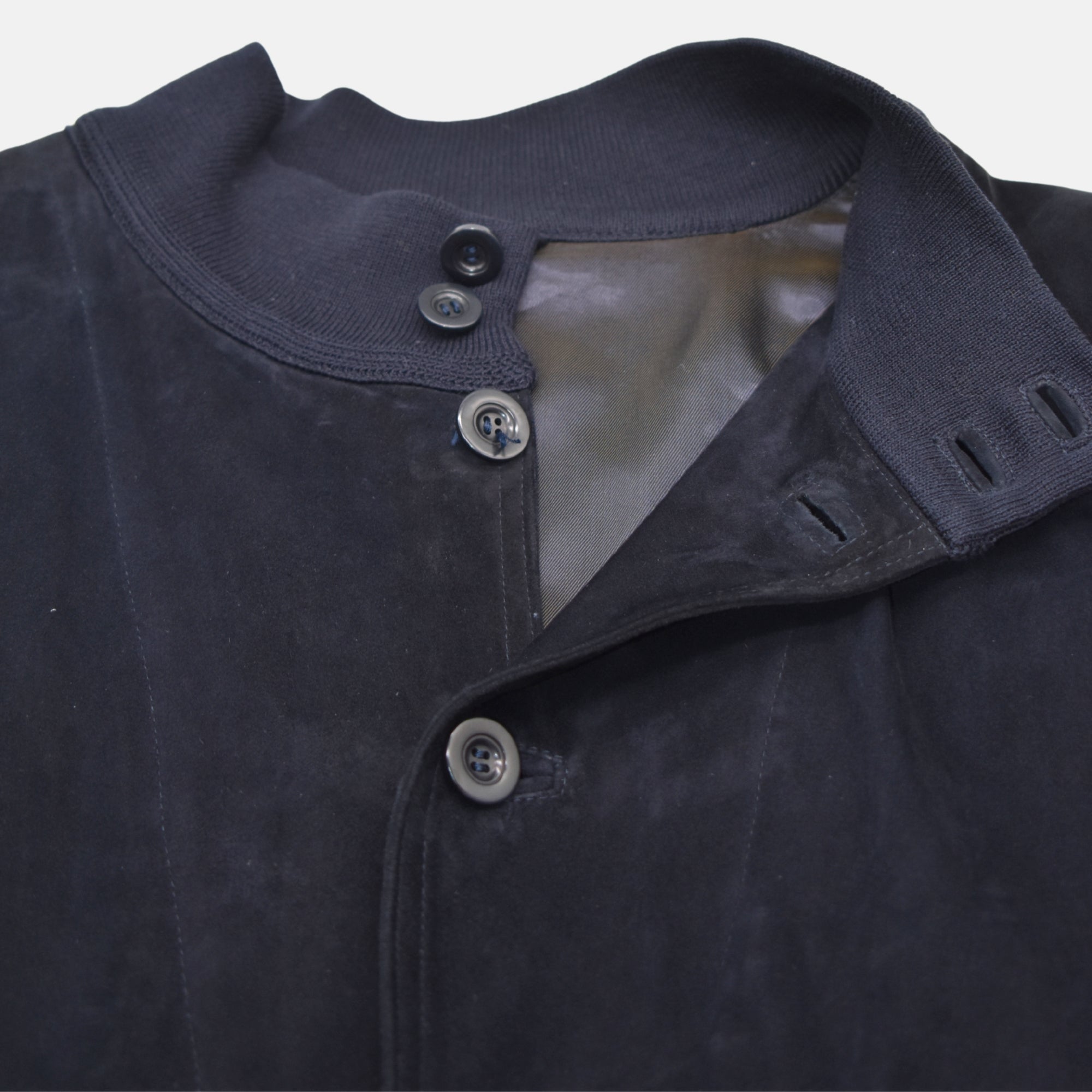 Navy Jacket made of Suede (EU 52)