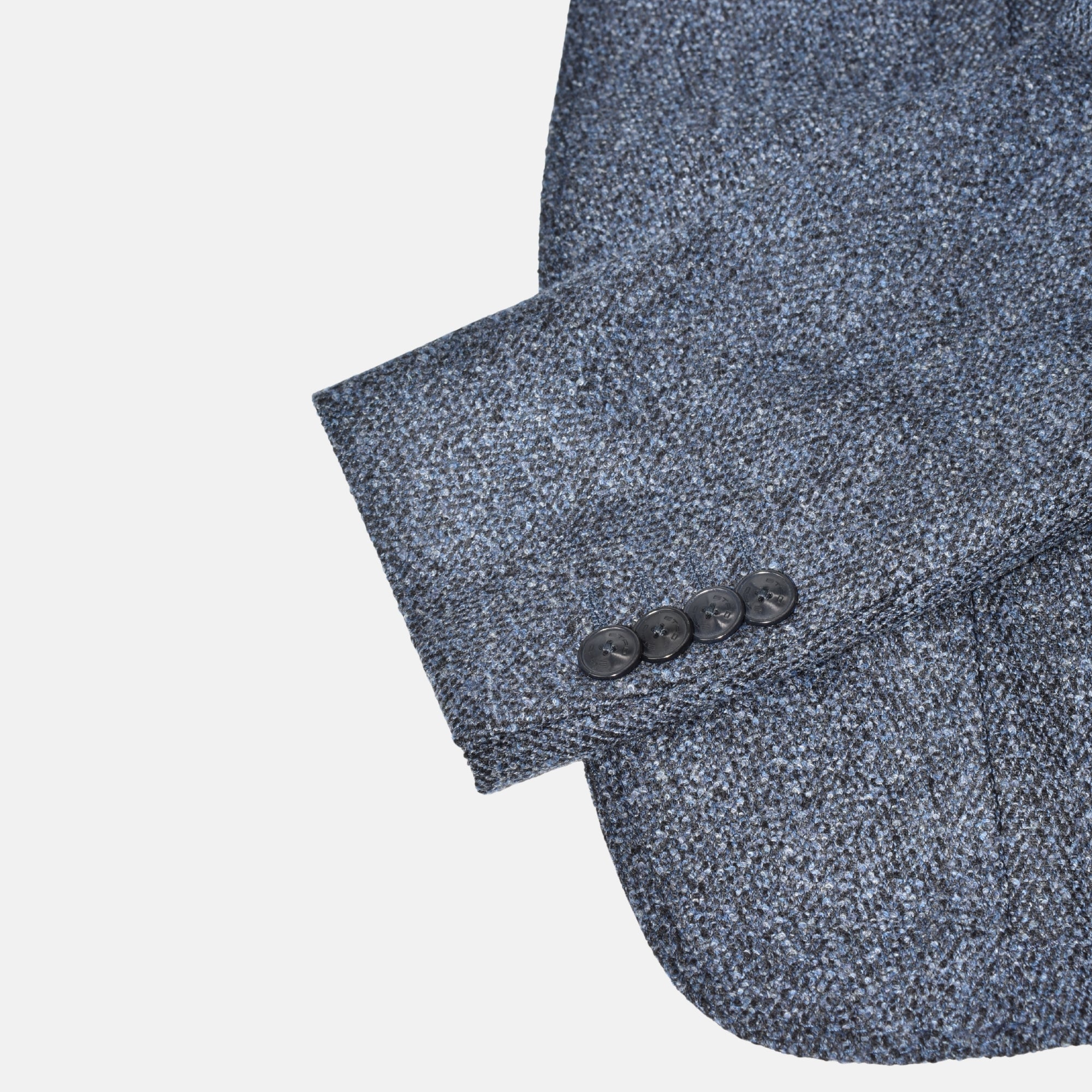 Blue Melange Blazer made of Wool/Polyester (EU 50)