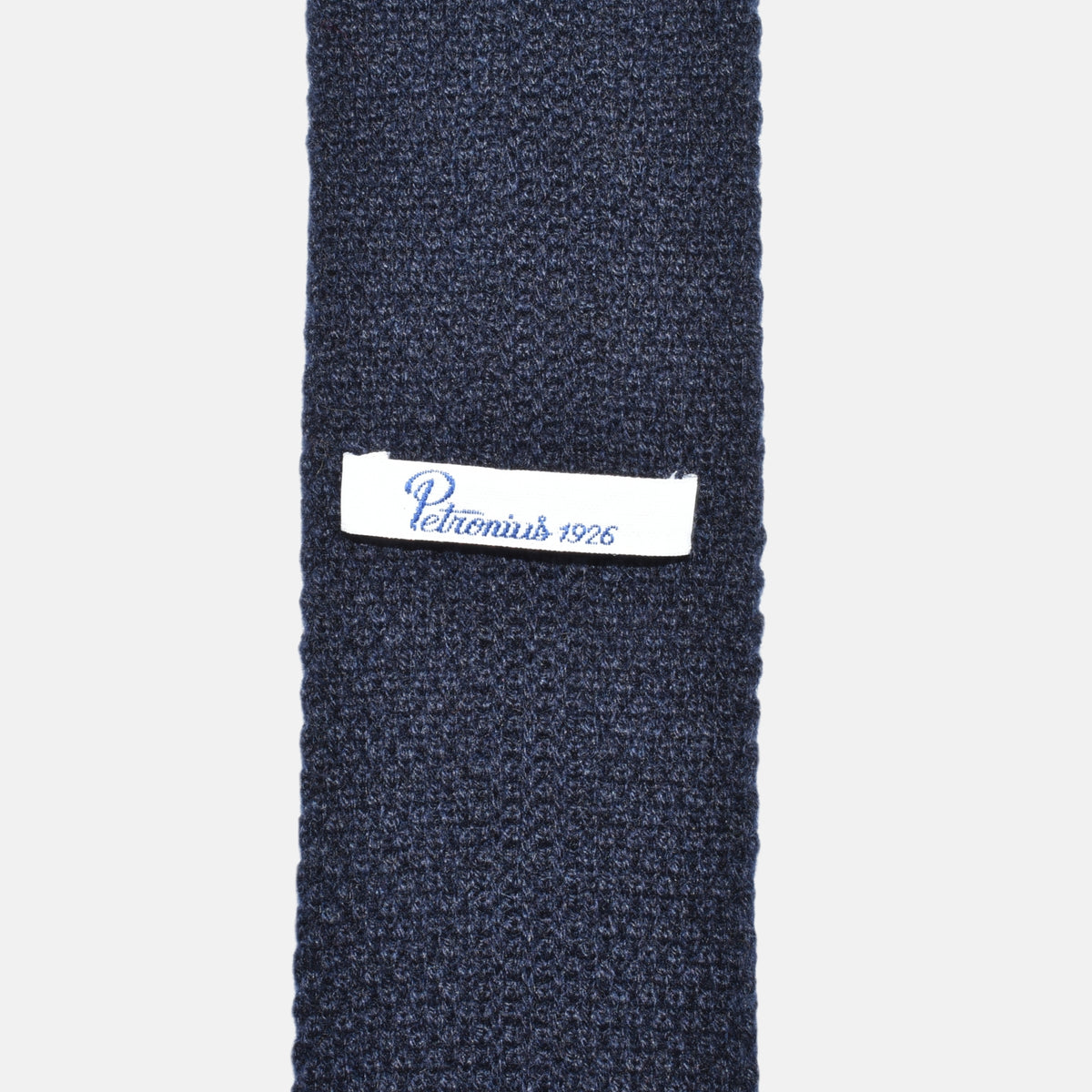 Navy Tie made of Cashmere