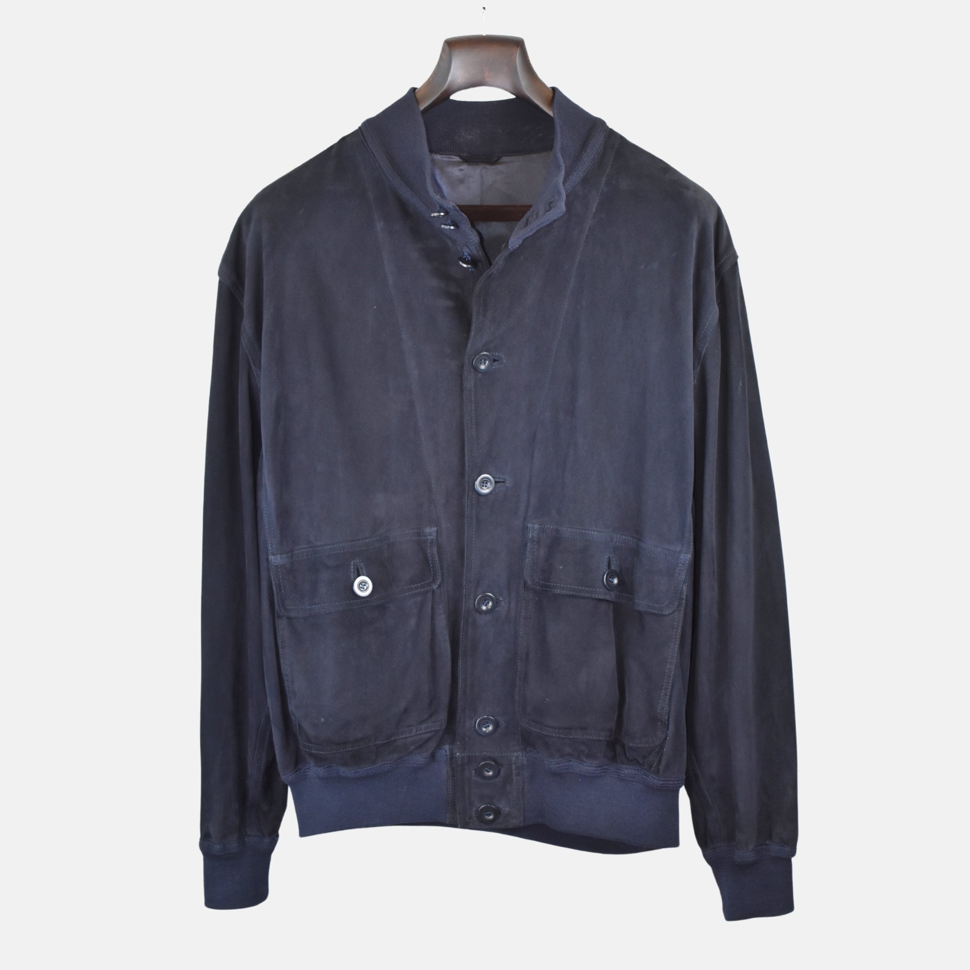Navy Jacket made of Suede (EU 52)