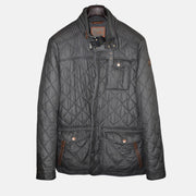 Gray Quilted Jacket made of Polyester/ Polyamide (EU 54)